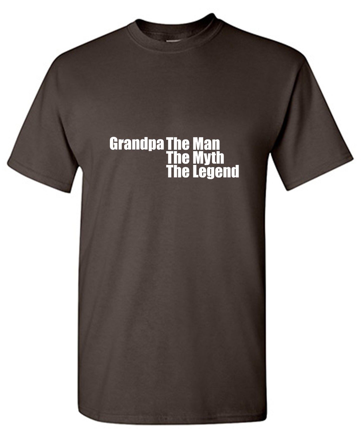 Funny T-Shirts design "Grandpa The Man, The Myth The Legend"