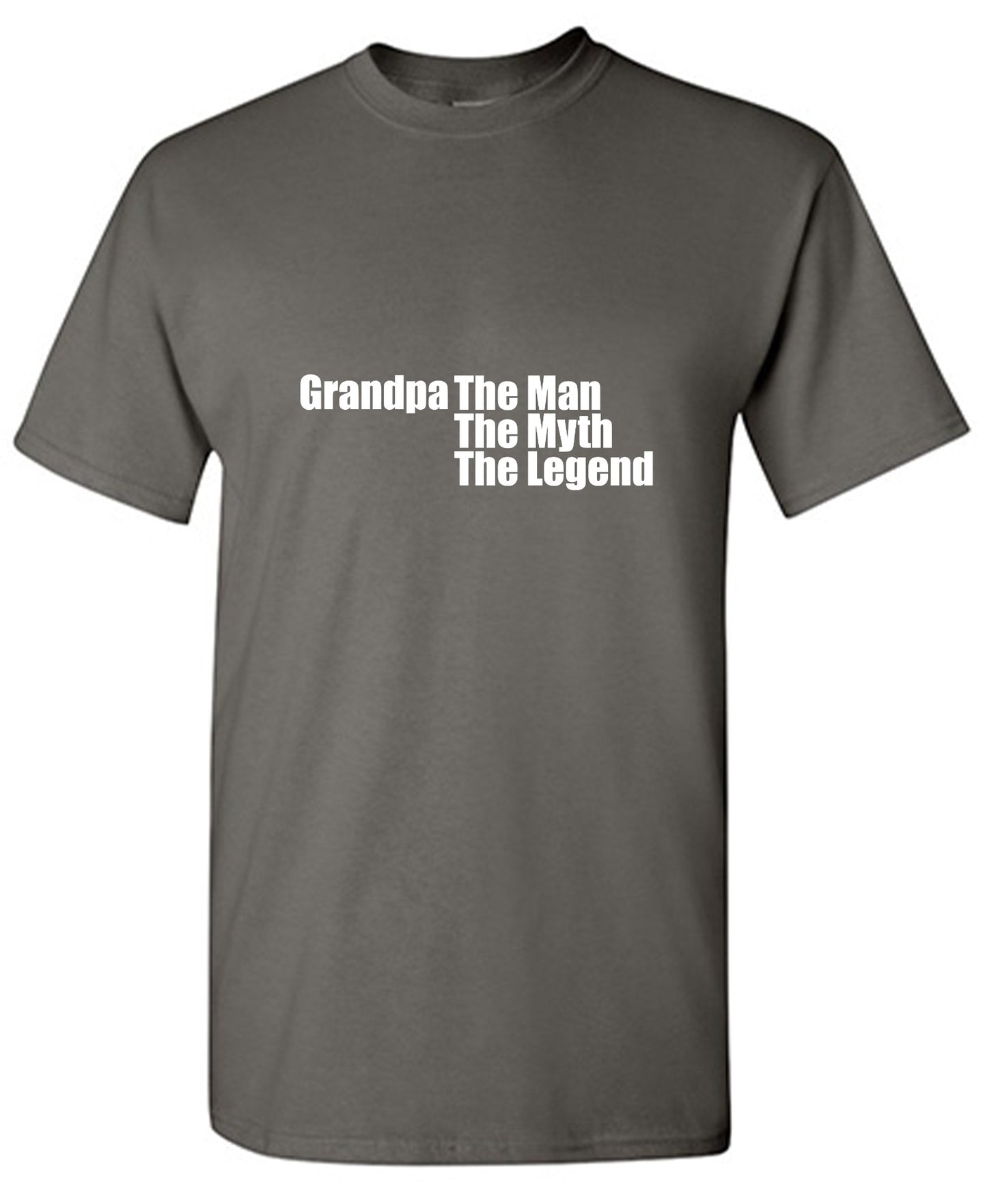 Funny T-Shirts design "Grandpa The Man, The Myth The Legend"