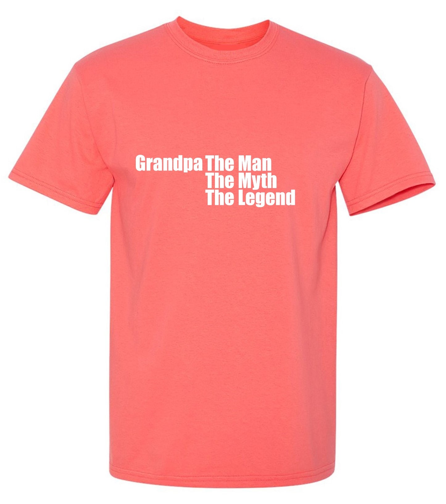 Funny T-Shirts design "Grandpa The Man, The Myth The Legend T-Shirt"