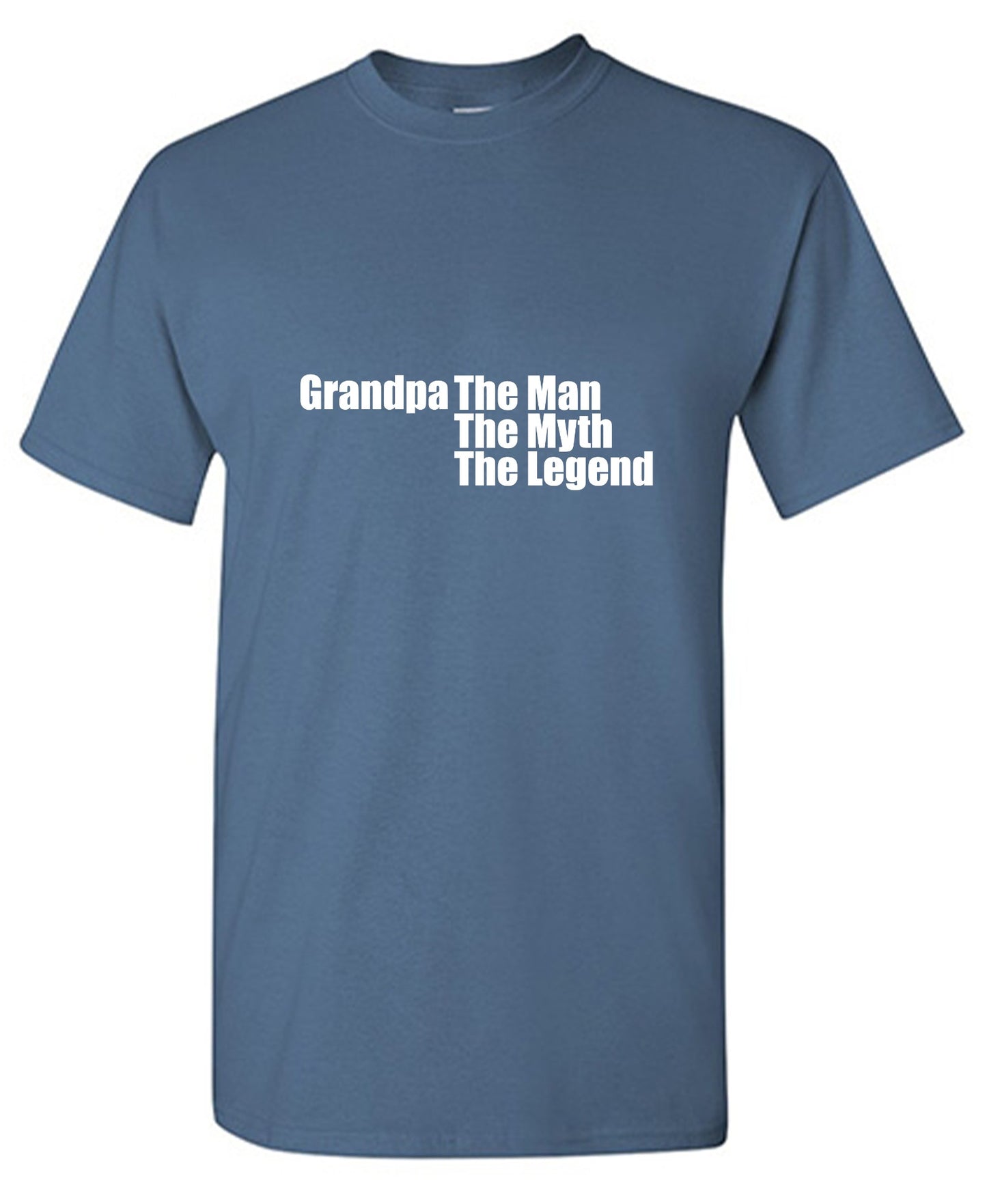 Funny T-Shirts design "Grandpa The Man, The Myth The Legend T-Shirt"