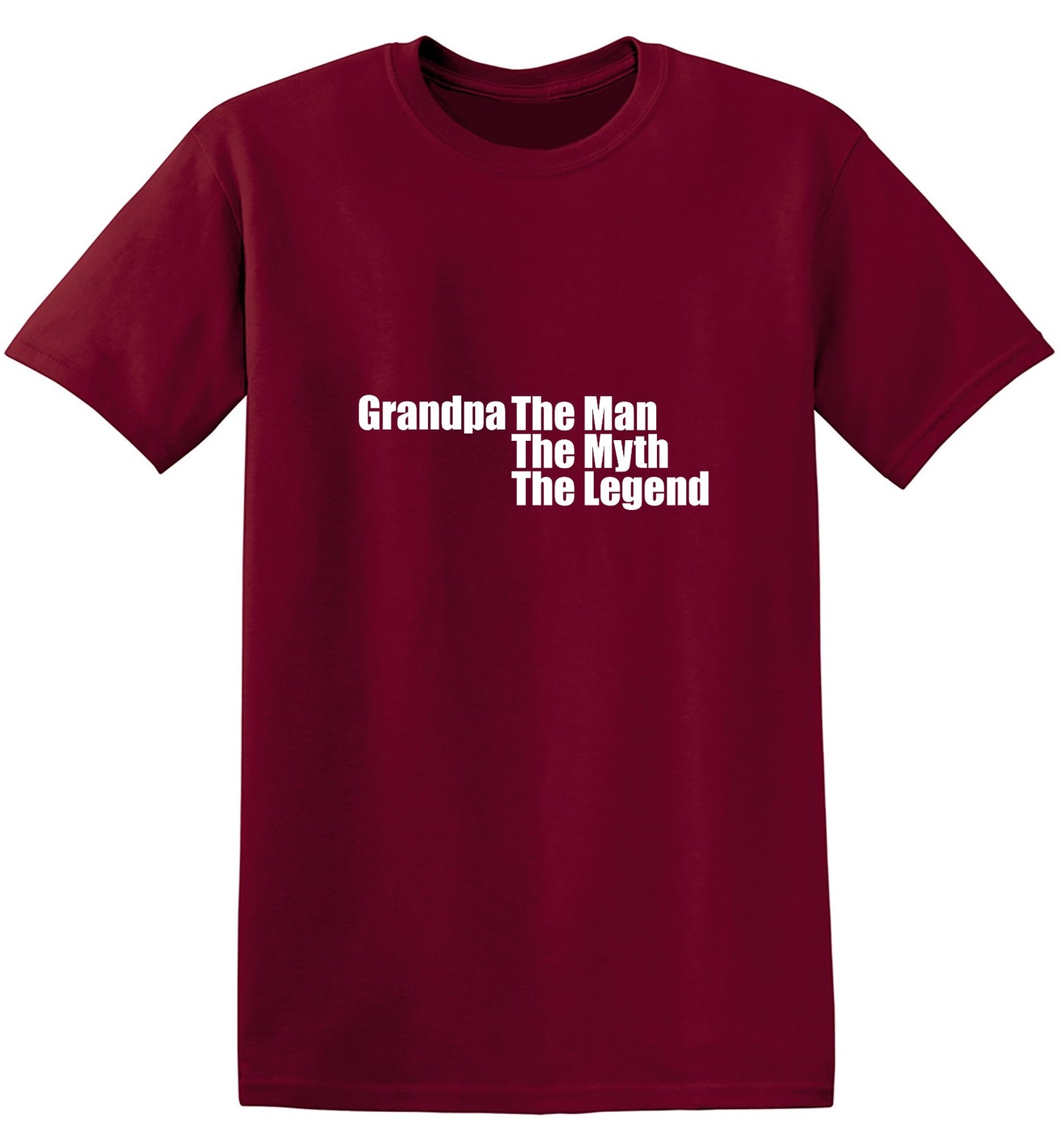 Funny T-Shirts design "Grandpa The Man, The Myth The Legend T-Shirt"