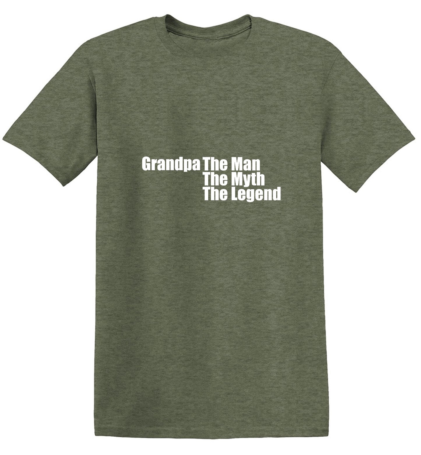 Funny T-Shirts design "Grandpa The Man, The Myth The Legend T-Shirt"