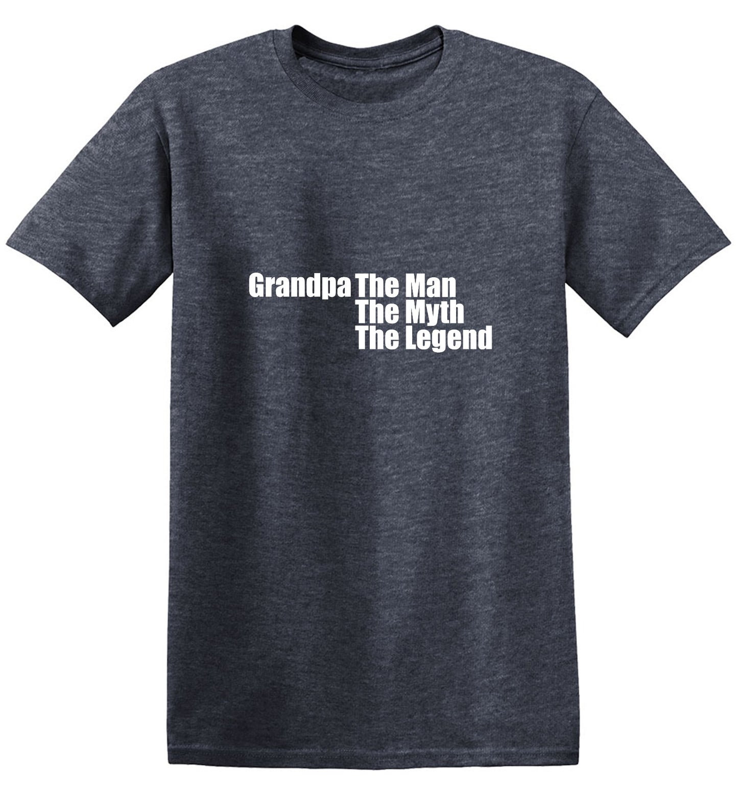 Funny T-Shirts design "Grandpa The Man, The Myth The Legend T-Shirt"