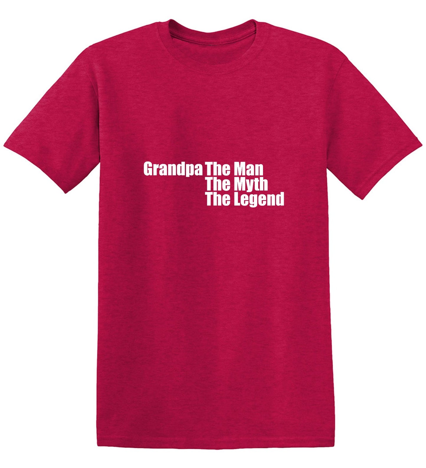 Funny T-Shirts design "Grandpa The Man, The Myth The Legend T-Shirt"