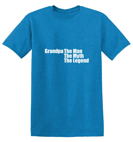 Funny T-Shirts design "Grandpa The Man, The Myth The Legend"