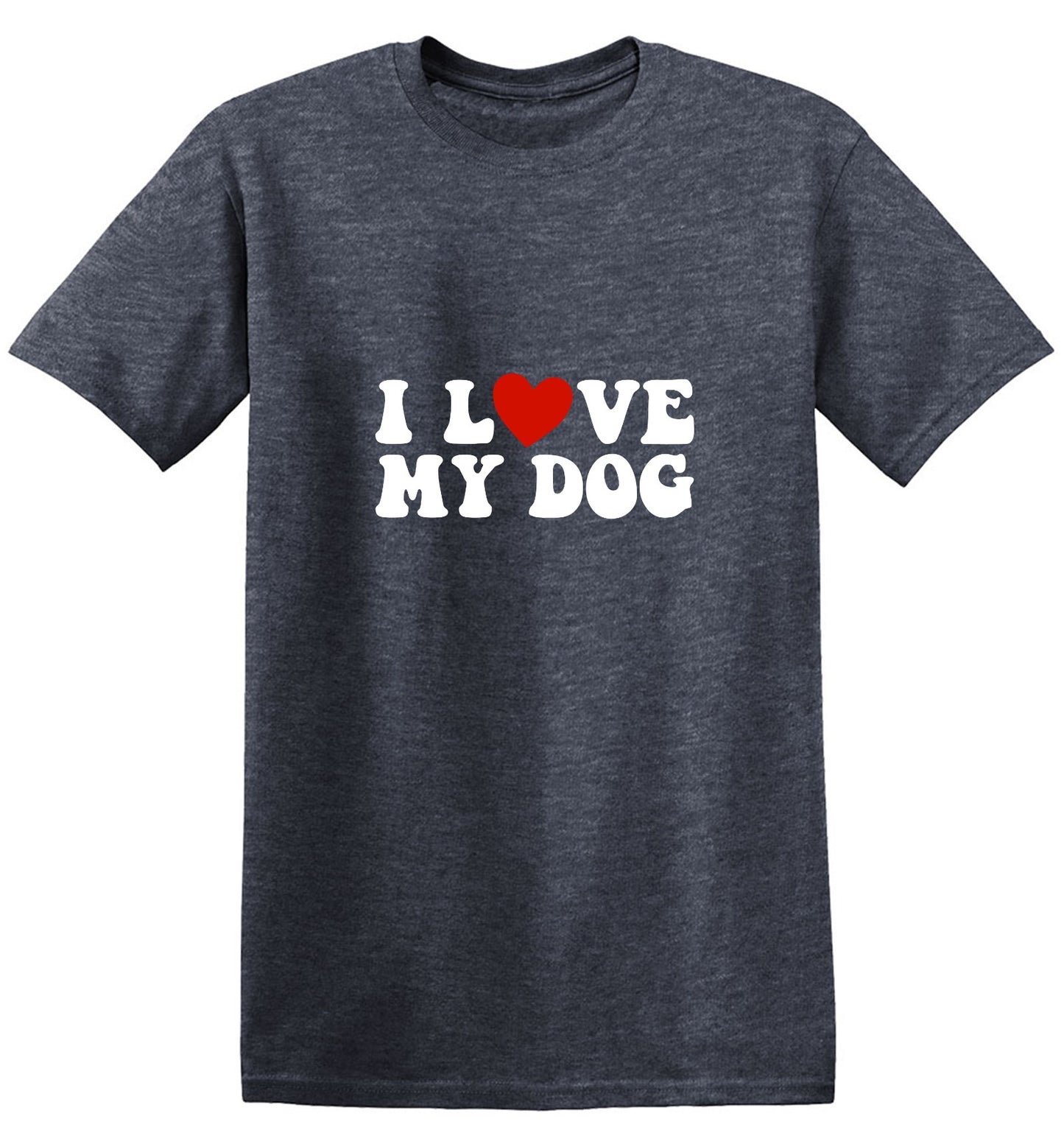 Funny T-Shirts design "I Love my Dog Shirt"