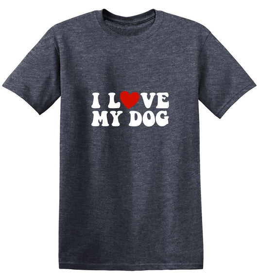 Funny T-Shirts design "I Love my Dog Shirt"