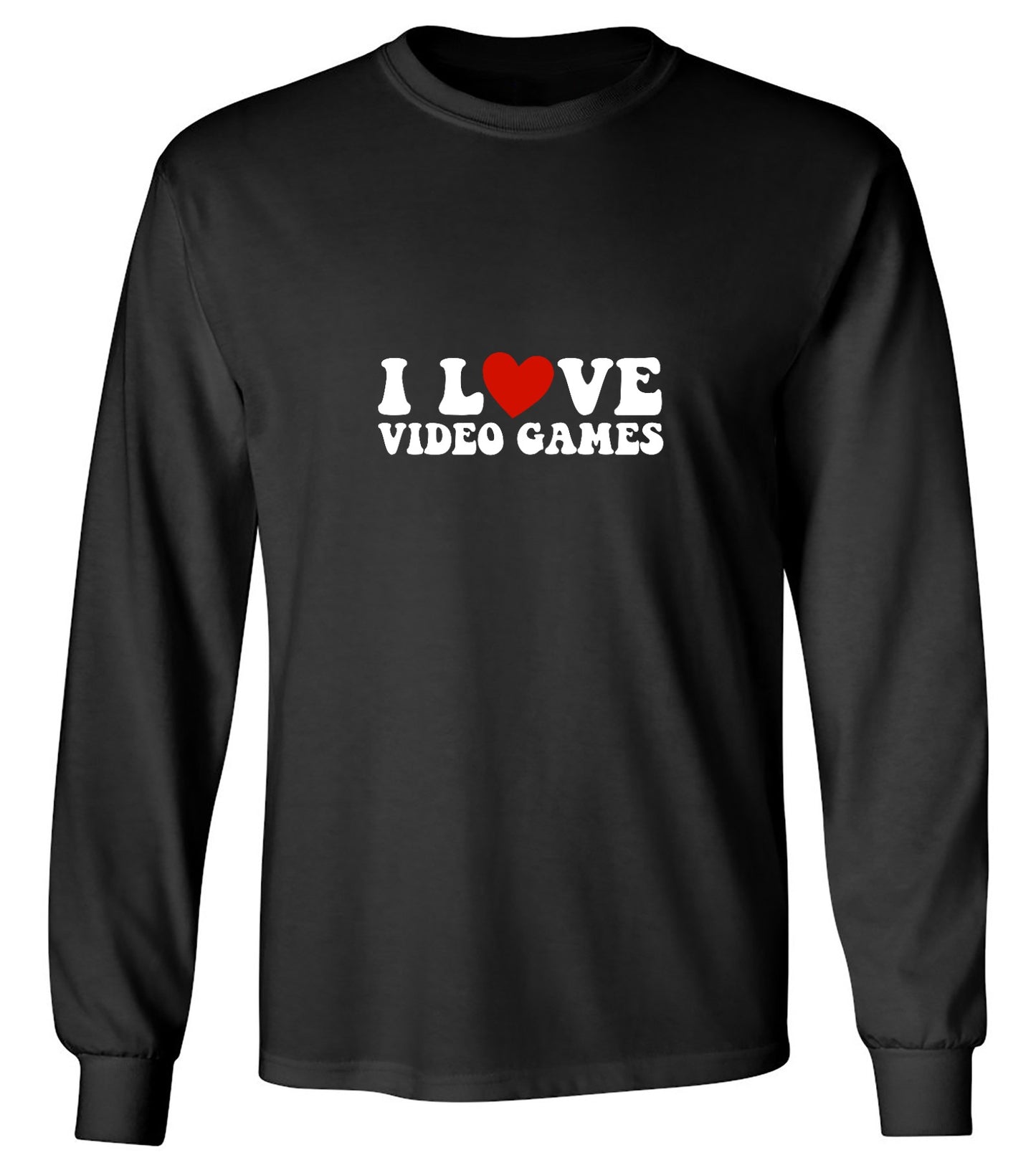 Funny T-Shirts design "I Love Video Games Shirt"
