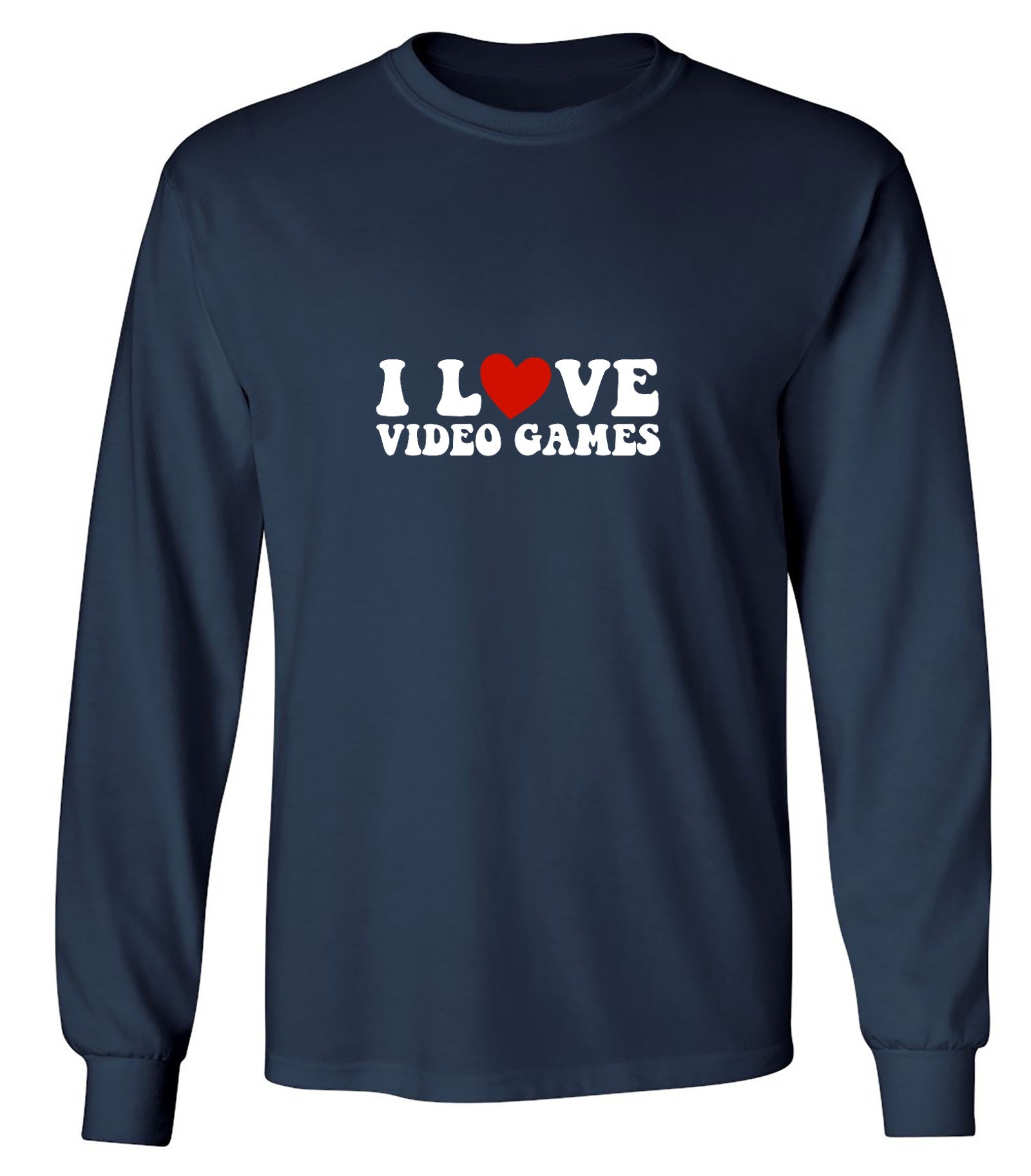 Funny T-Shirts design "I Love Video Games Shirt"