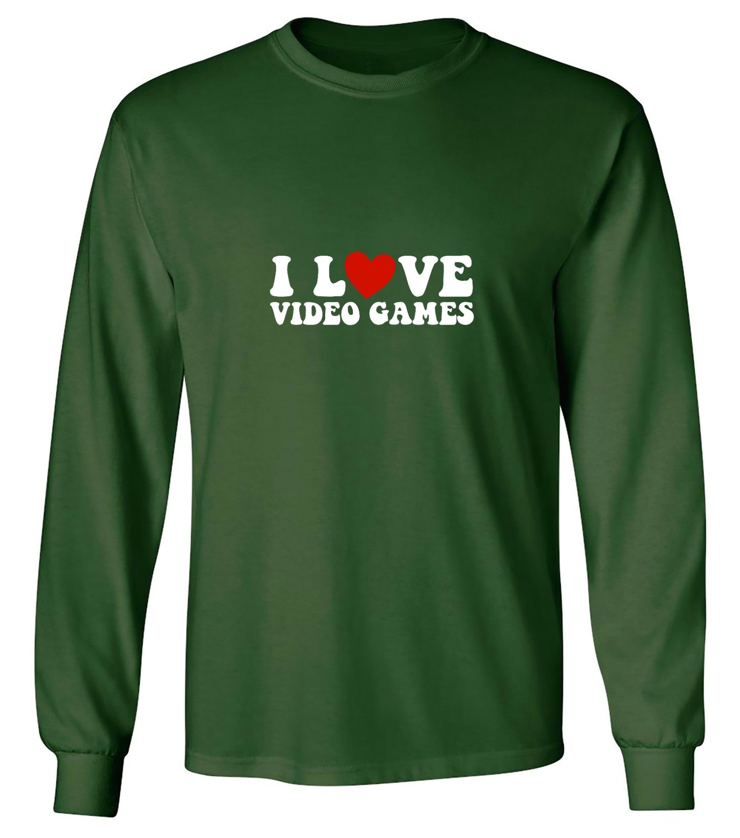 Funny T-Shirts design "I Love Video Games Shirt"