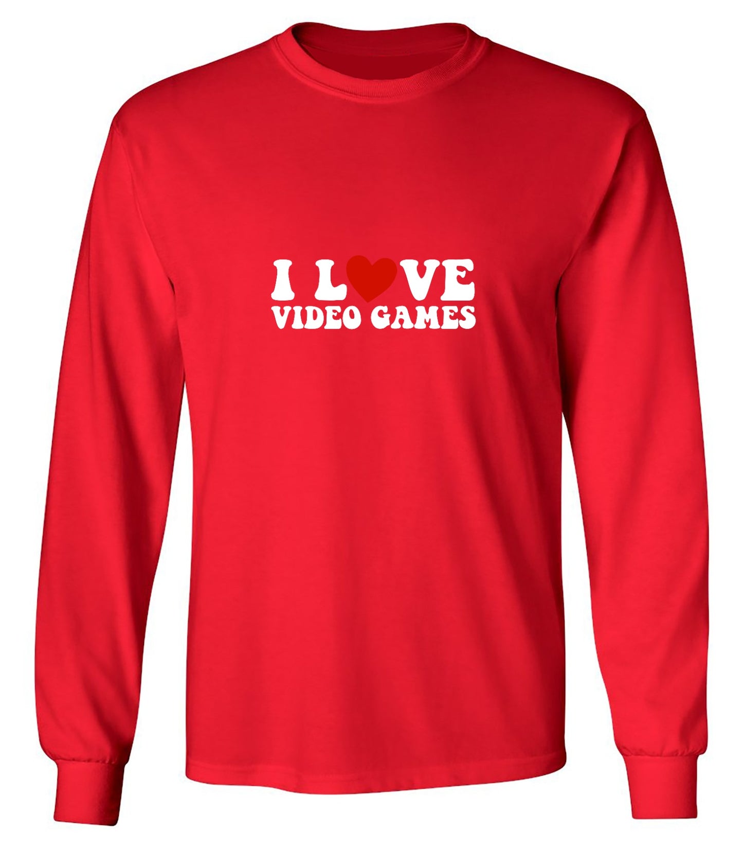 Funny T-Shirts design "I Love Video Games Shirt"
