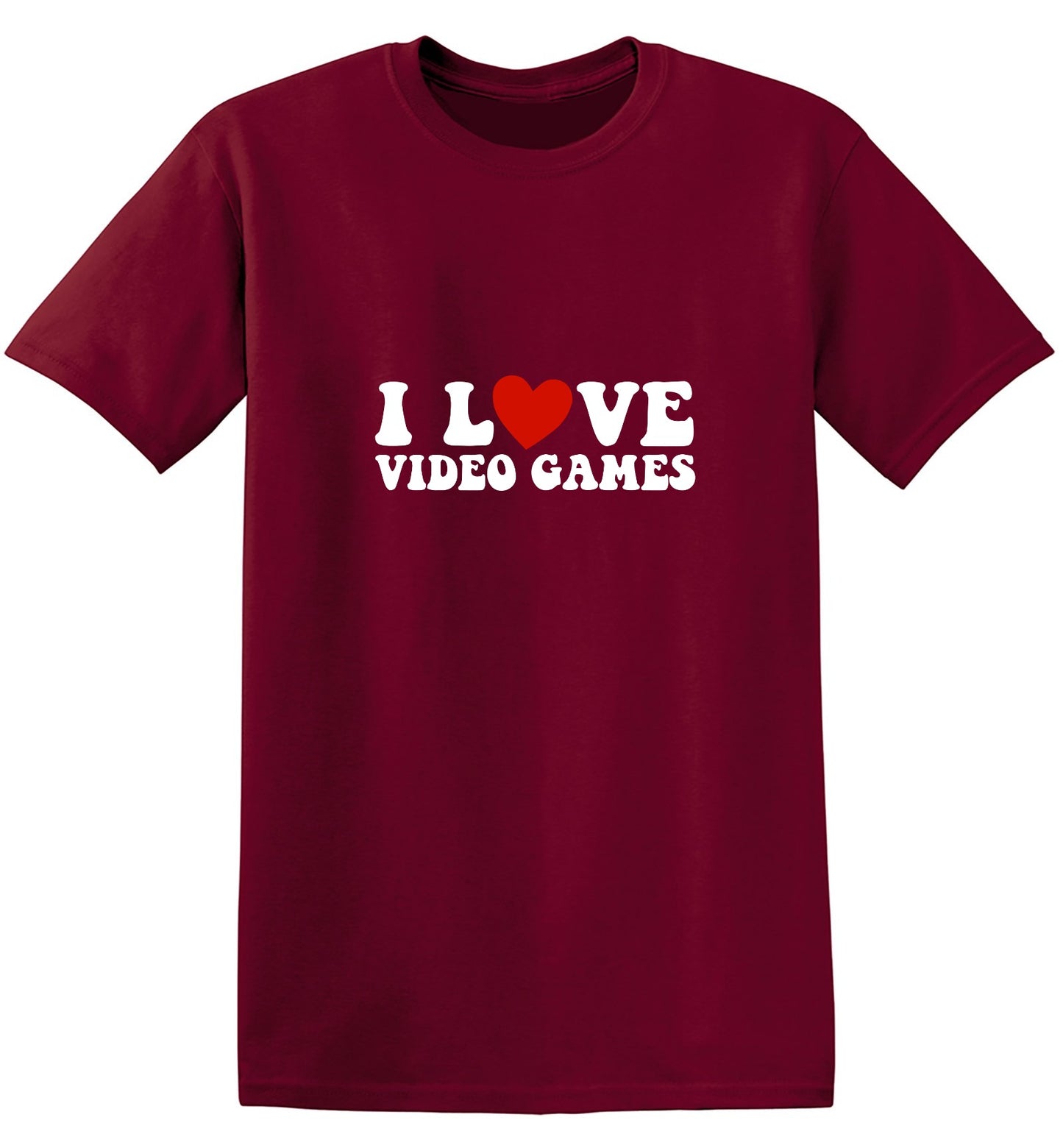 Funny T-Shirts design "I Love Video Games Shirt"