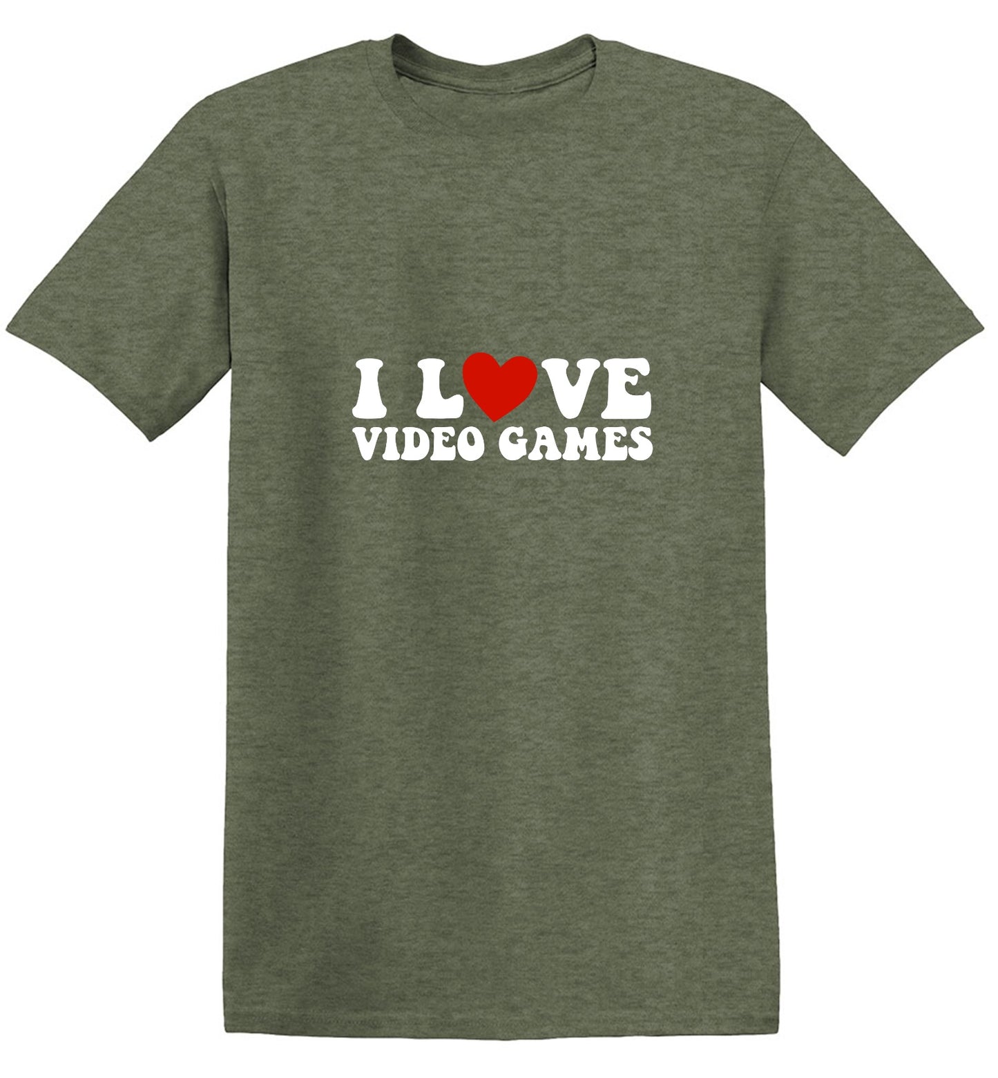 Funny T-Shirts design "I Love Video Games Shirt"
