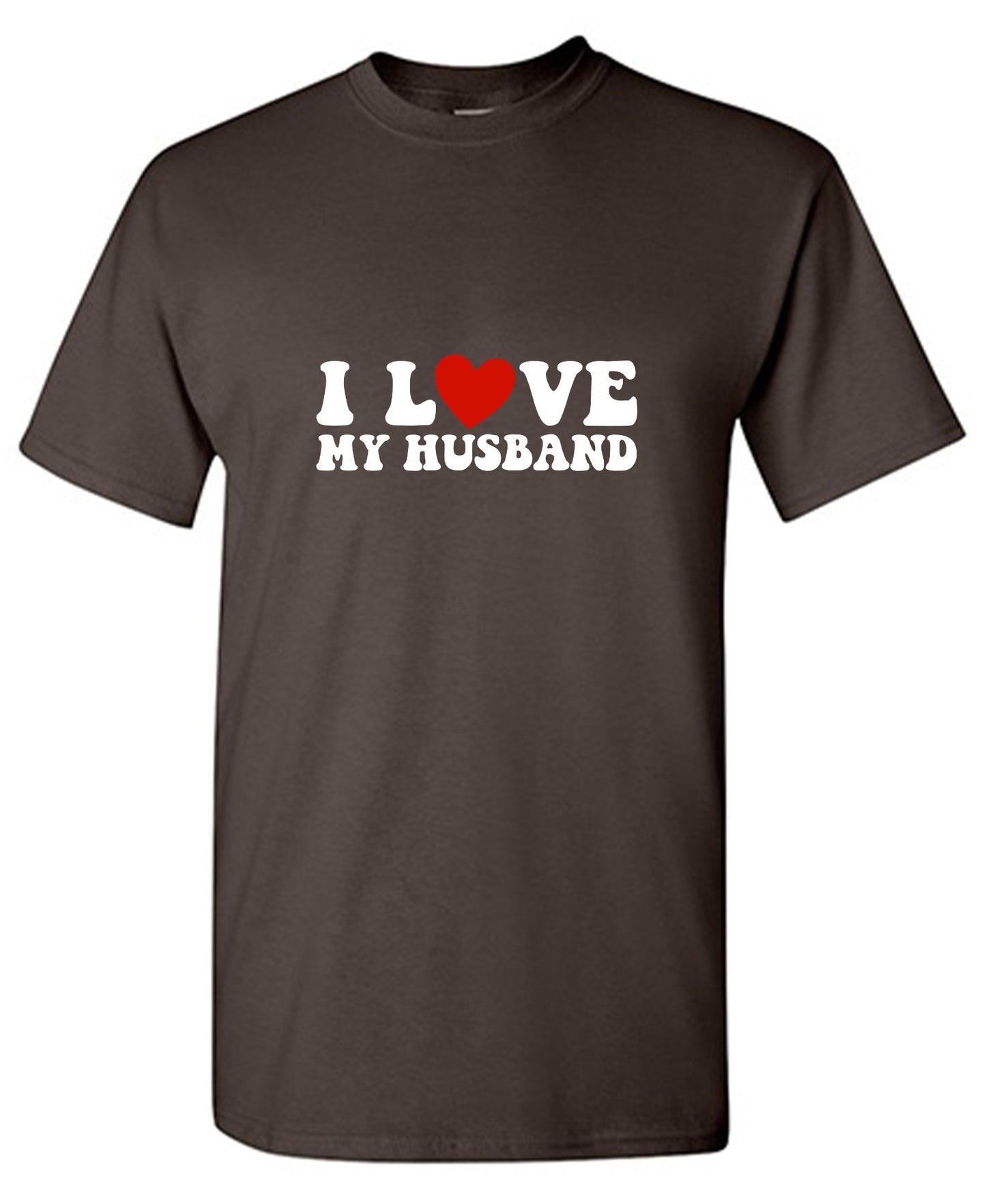 Funny T-Shirts design "I Love My Husband Cute Shirt"
