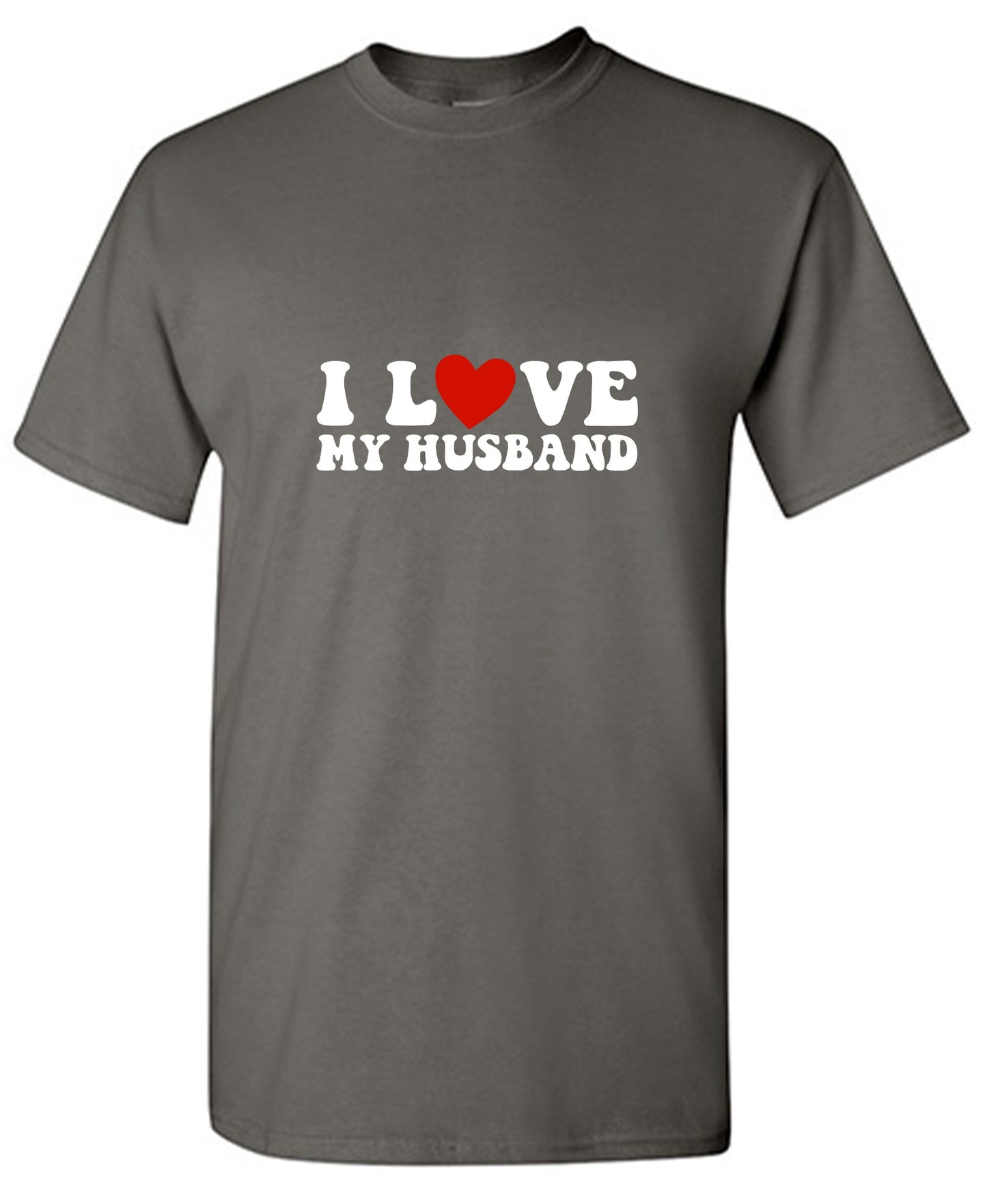 Funny T-Shirts design "I Love My Husband Cute Shirt"