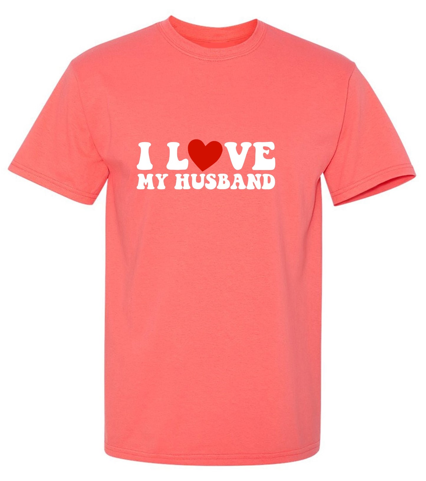 Funny T-Shirts design "I Love My Husband Cute Shirt"