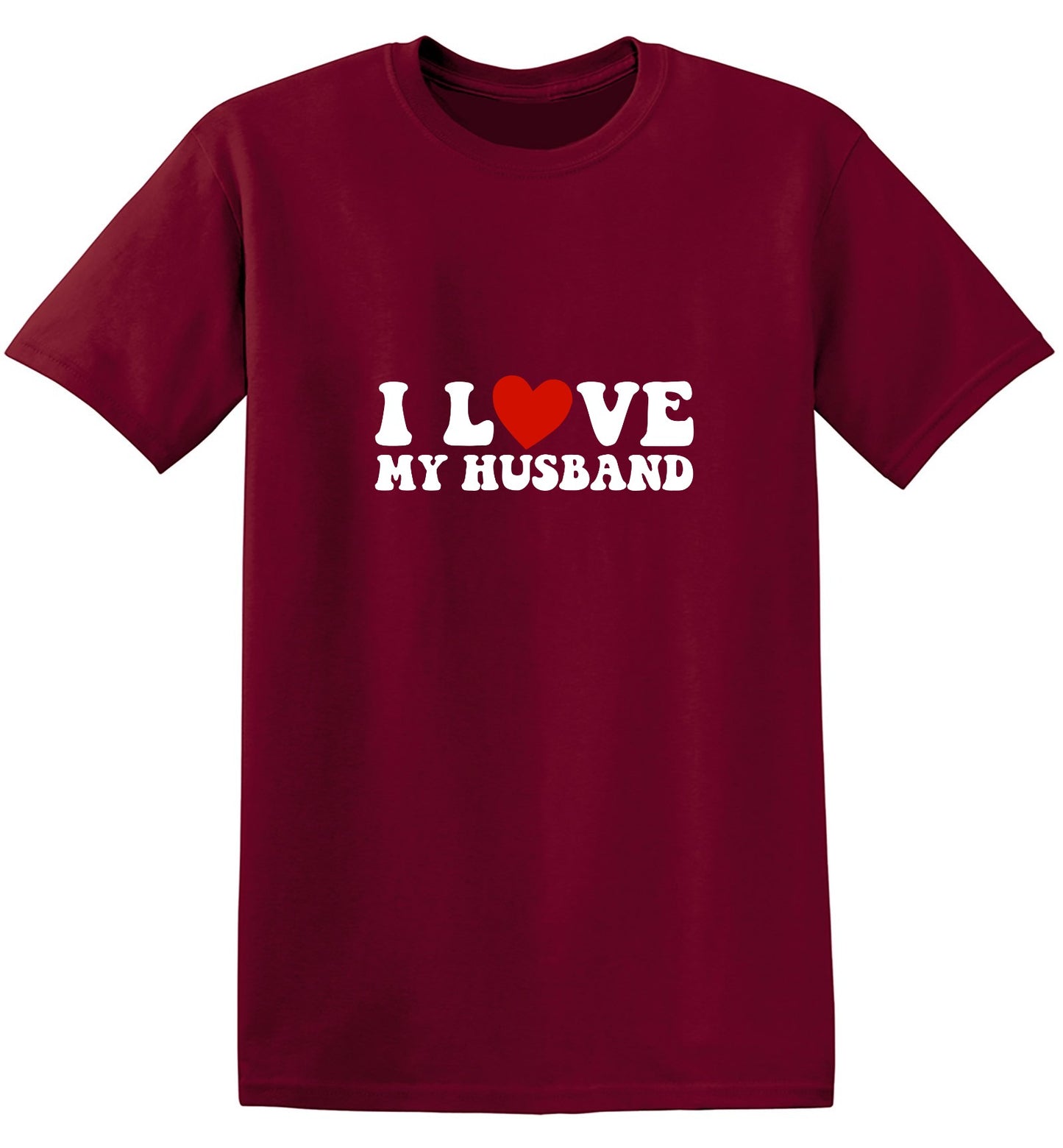 Funny T-Shirts design "I Love My Husband Cute Shirt"