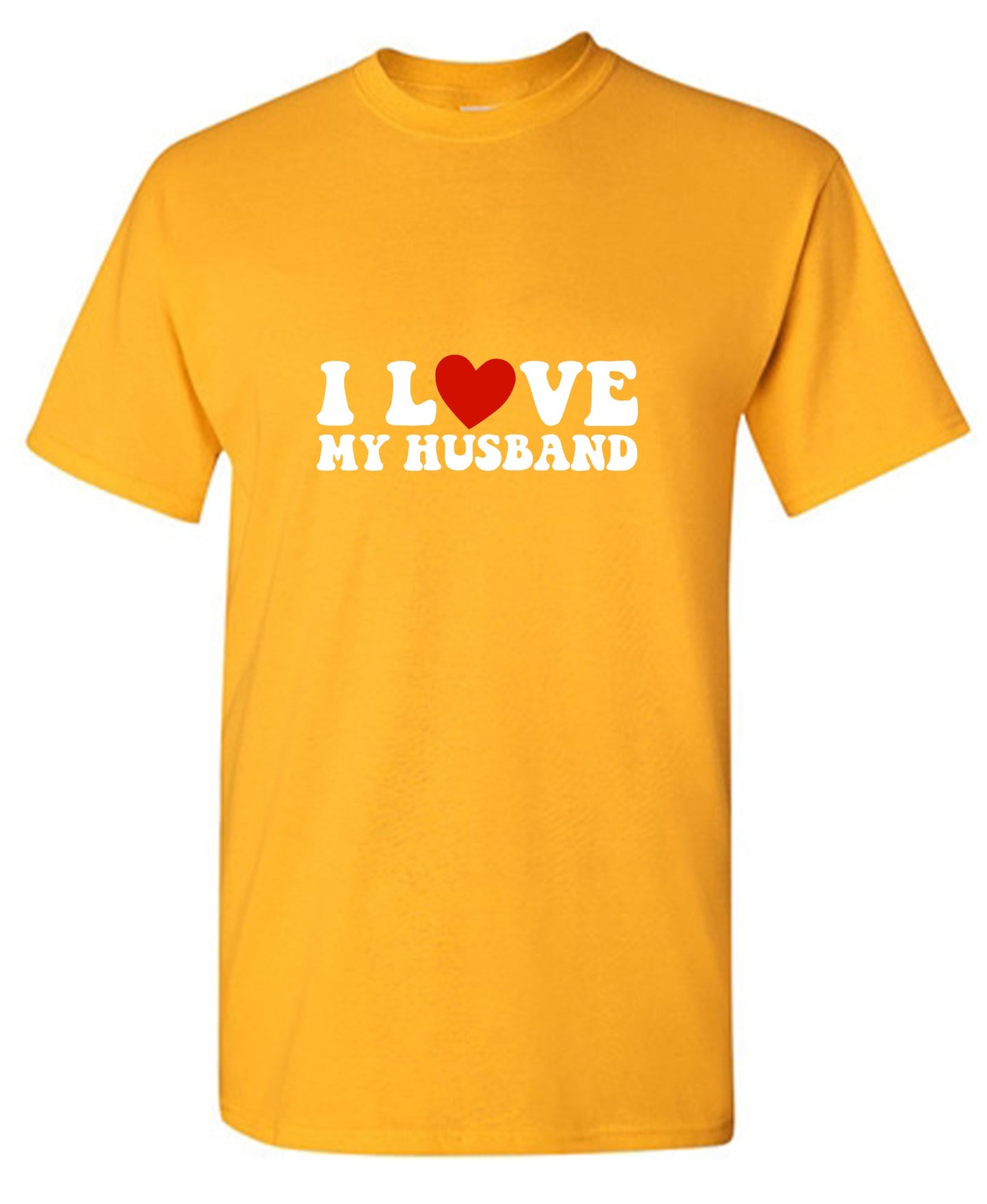 Funny T-Shirts design "I Love My Husband Cute Shirt"