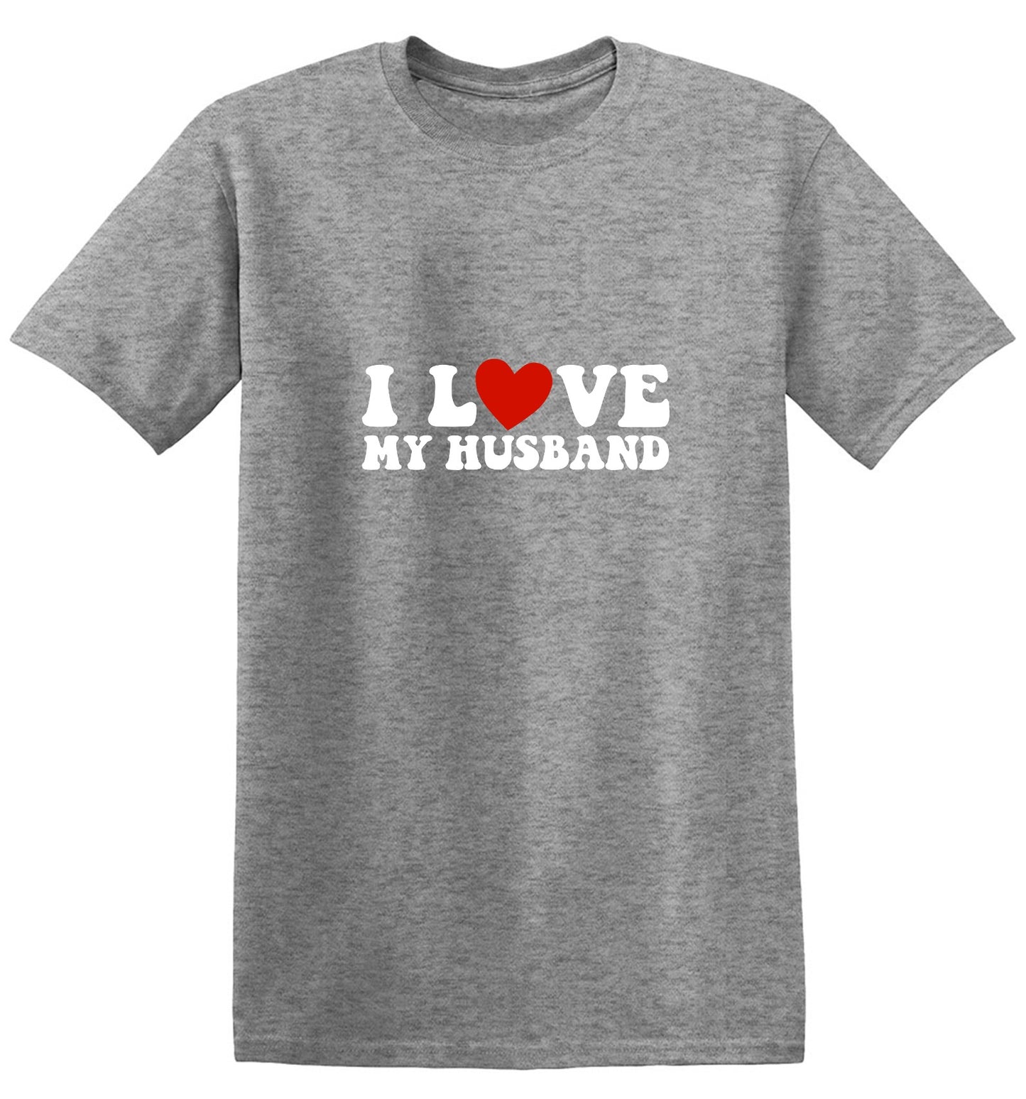 Funny T-Shirts design "I Love My Husband Cute Shirt"