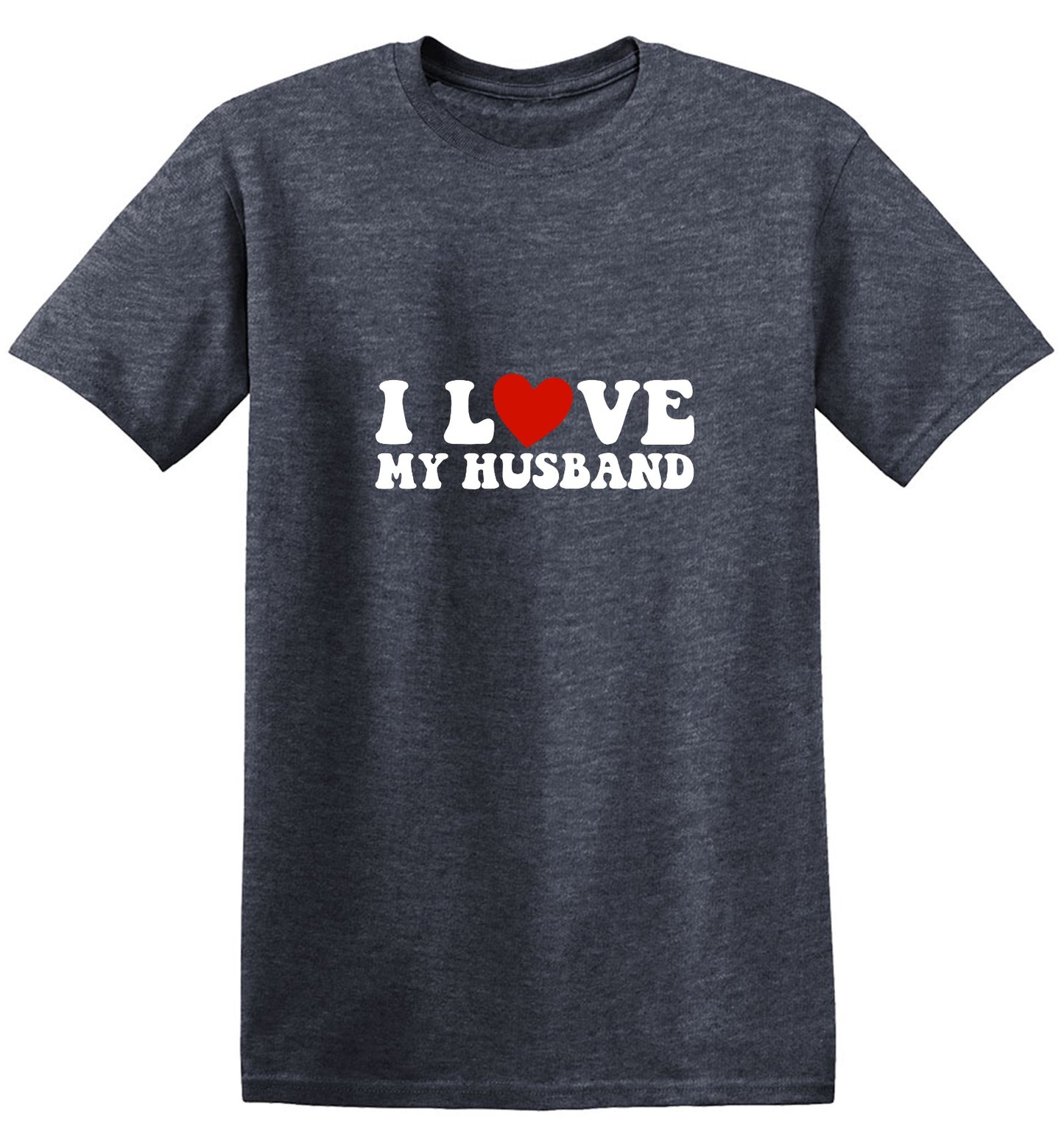 Funny T-Shirts design "I Love My Husband Cute Shirt"