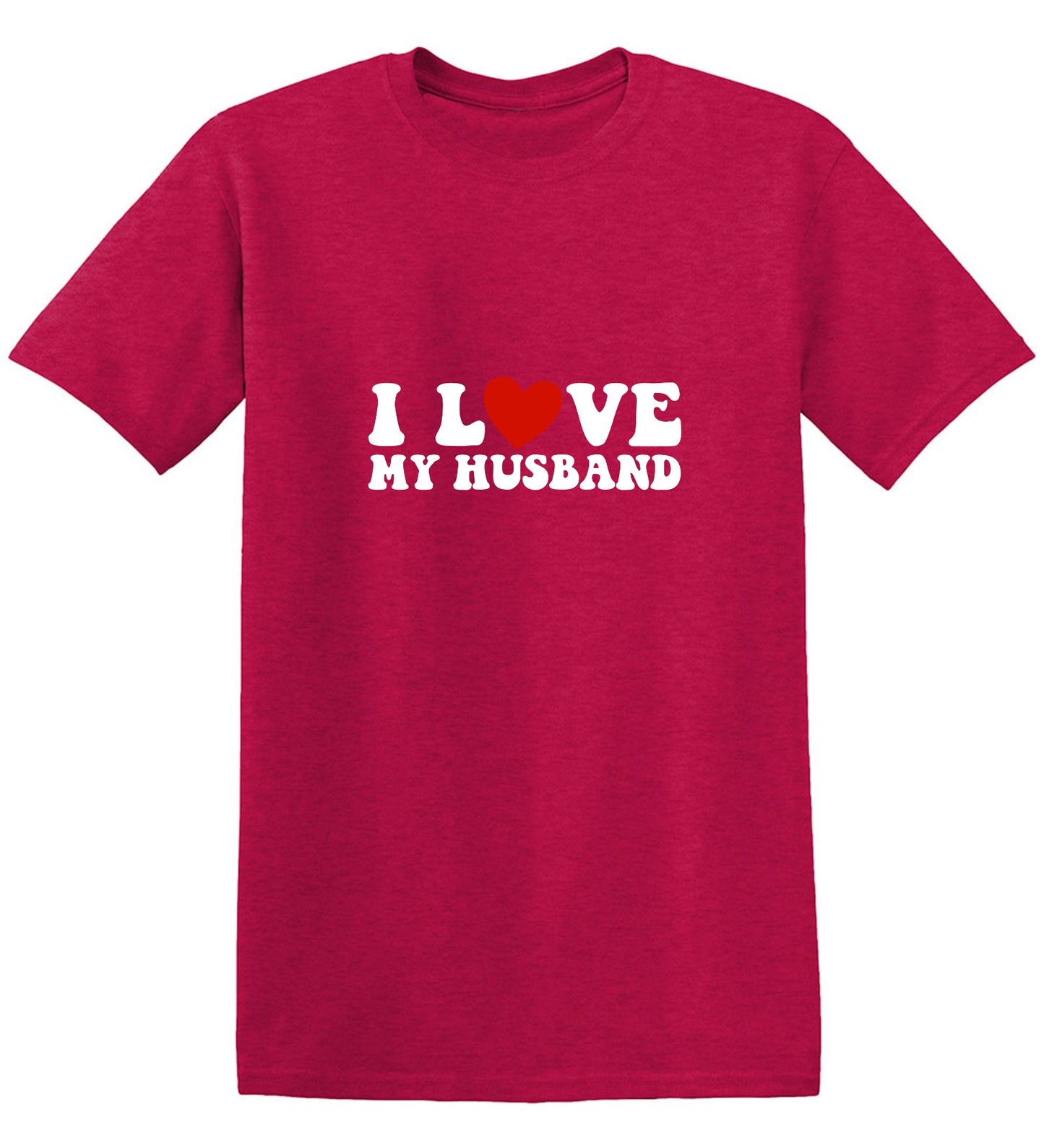 Funny T-Shirts design "I Love My Husband Cute Shirt"