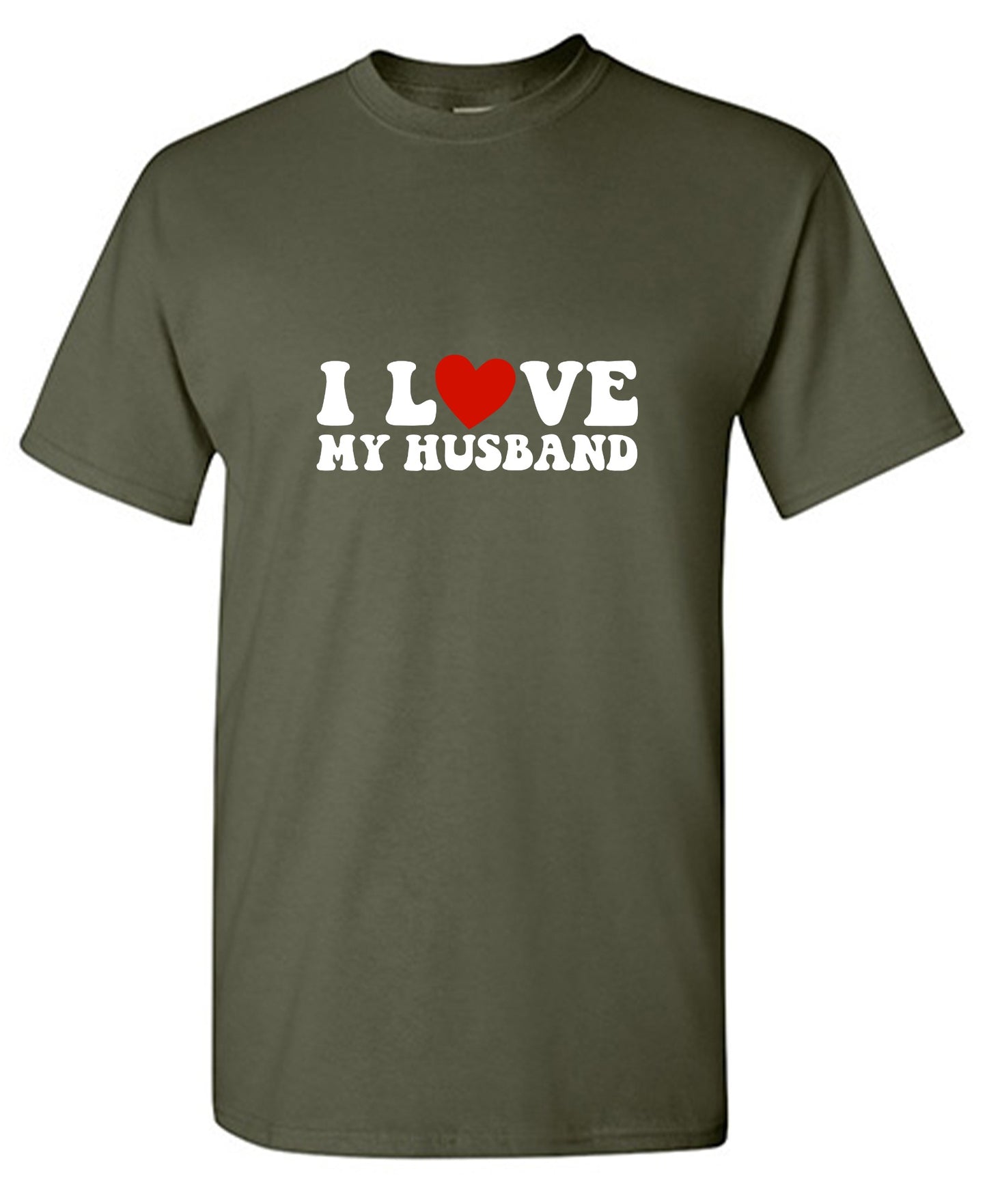 Funny T-Shirts design "I Love My Husband Cute Shirt"