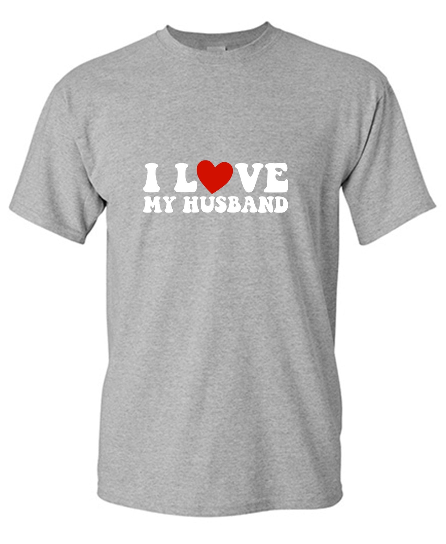 Funny T-Shirts design "I Love My Husband Cute Shirt"