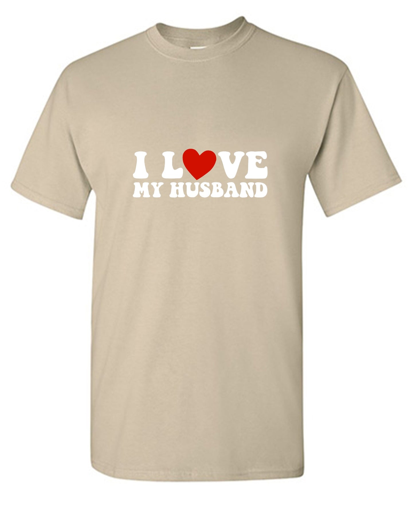 Funny T-Shirts design "I Love My Husband Cute Shirt"
