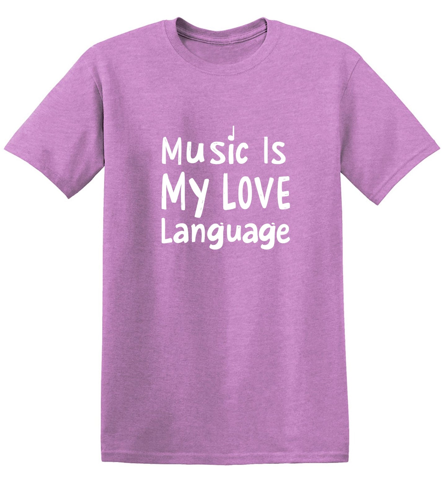Funny T-Shirts design "Music is My Love Language Tee"