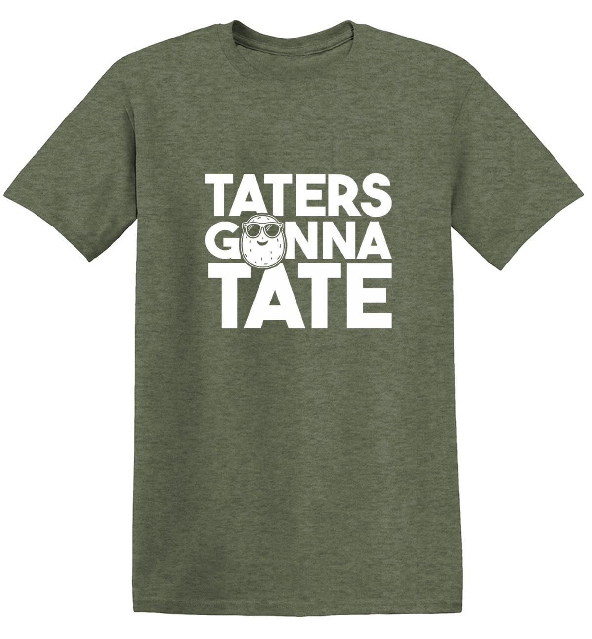 Funny T-Shirts design "Taters Gonna Tate T-Shirt"