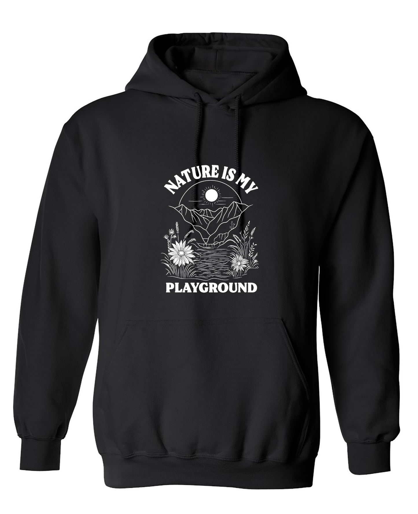Funny T-Shirts design "Nature is my Playground T-Shirt - Hoodie"