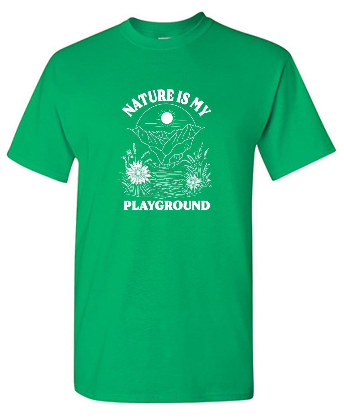 Funny T-Shirts design "Nature is my Playground T-Shirt"