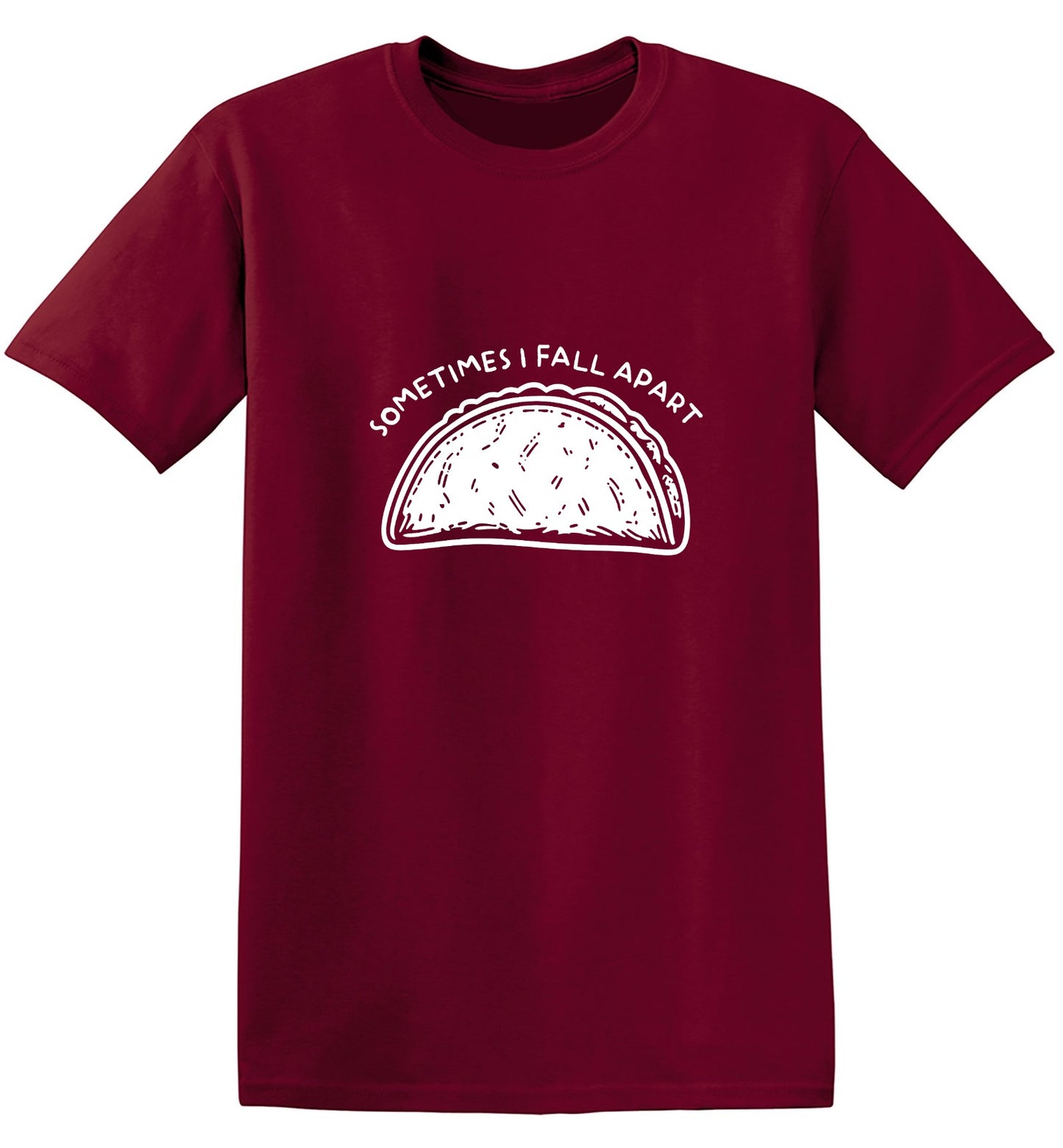 Funny T-Shirts design "Sometimes I Fall Apart T-Shirt"