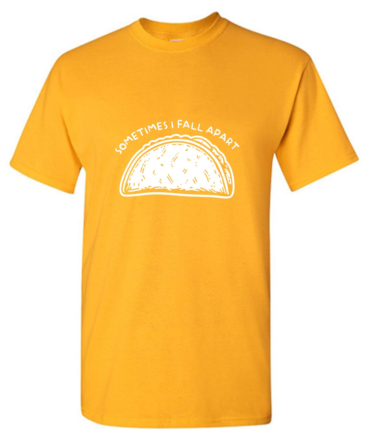 Funny T-Shirts design "Sometimes I Fall Apart T-Shirt"