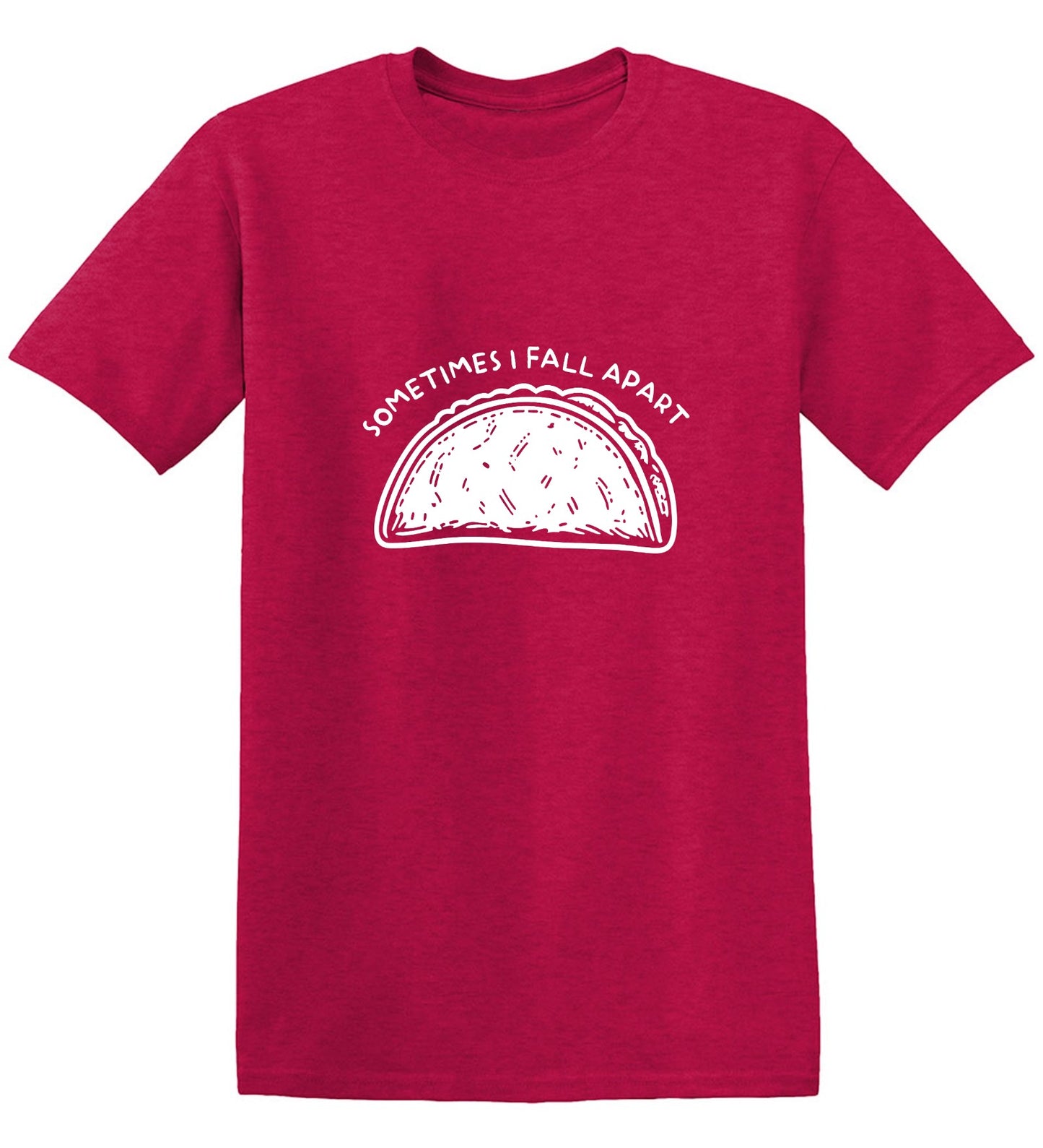Funny T-Shirts design "Sometimes I Fall Apart T-Shirt"