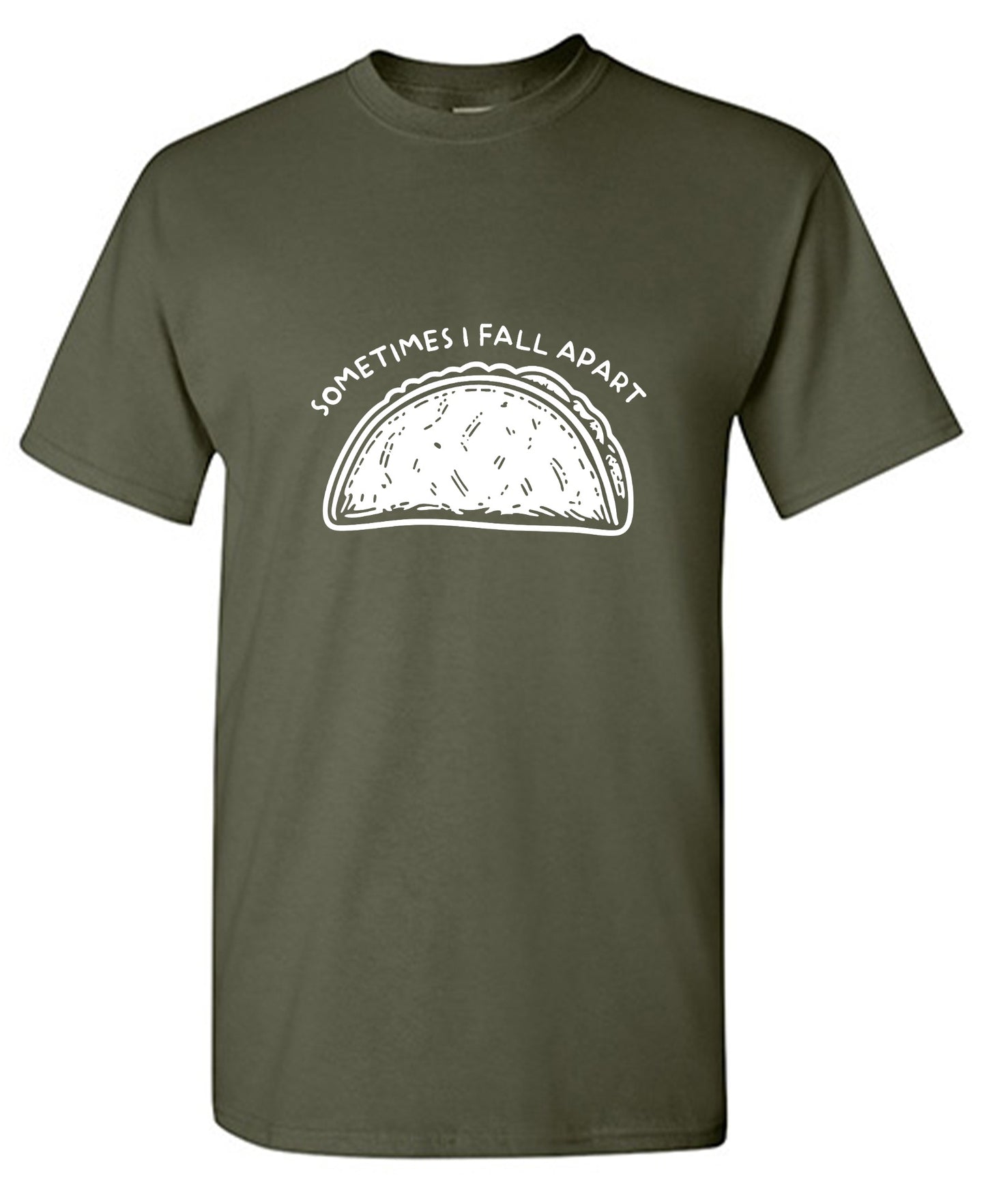 Funny T-Shirts design "Sometimes I Fall Apart T-Shirt"