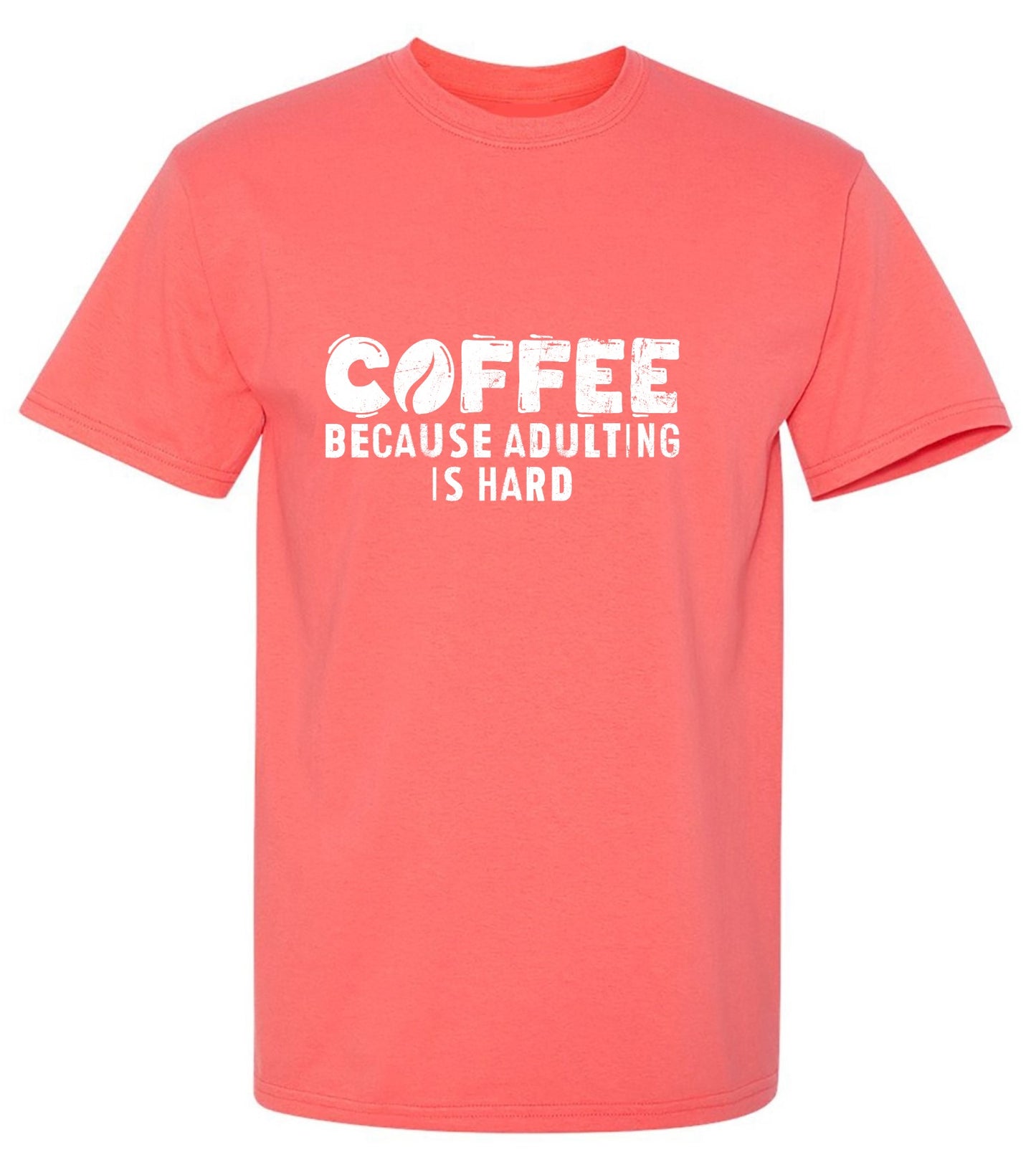 Funny T-Shirts design "Coffee Because Adulting is Hard T-Shirt - Youth"
