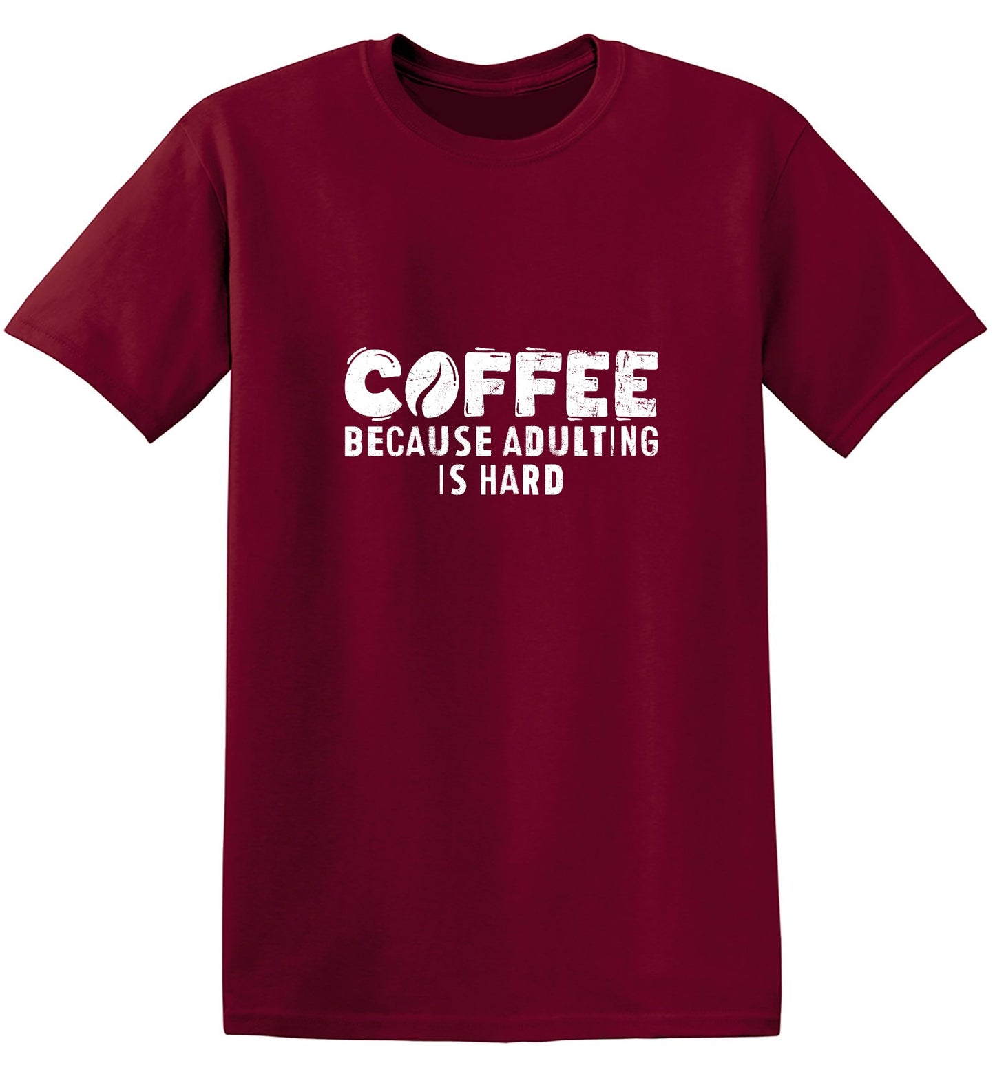 Funny T-Shirts design "Coffee Because Adulting is Hard T-Shirt - Youth"
