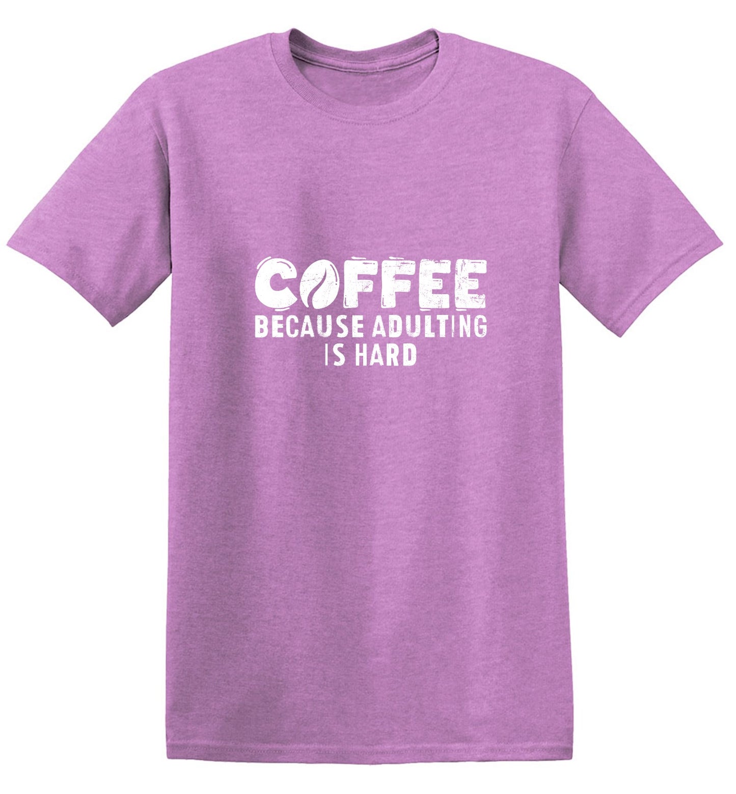 Funny T-Shirts design "Coffee Because Adulting is Hard T-Shirt - Youth"