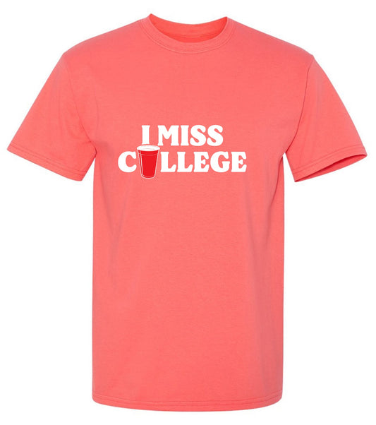 Funny T-Shirts design "I Miss College T-Shirt"
