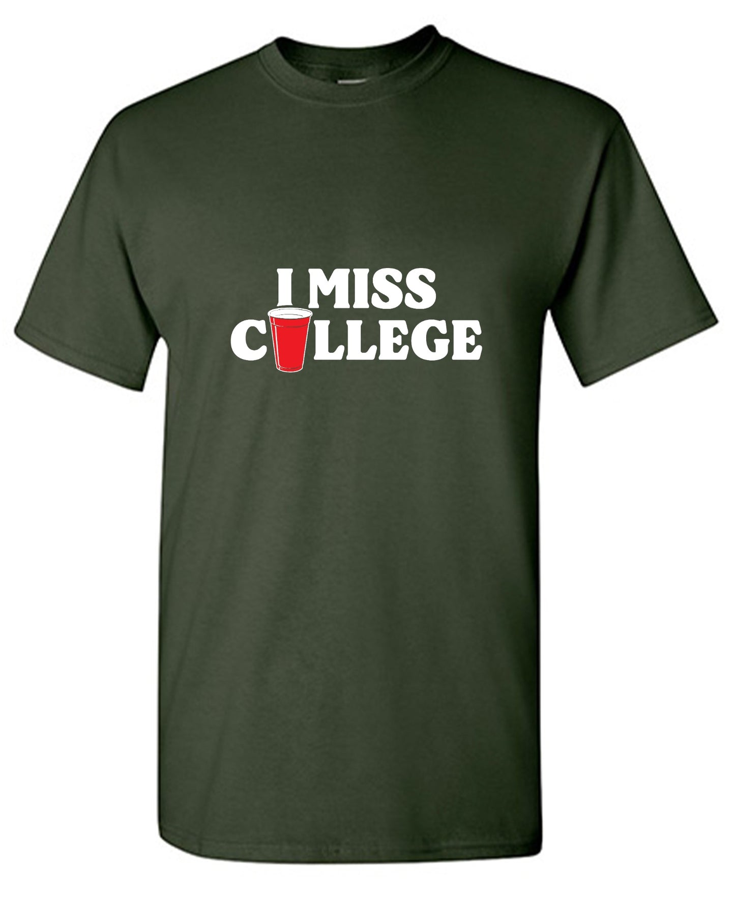 Funny T-Shirts design "I Miss College T-Shirt"
