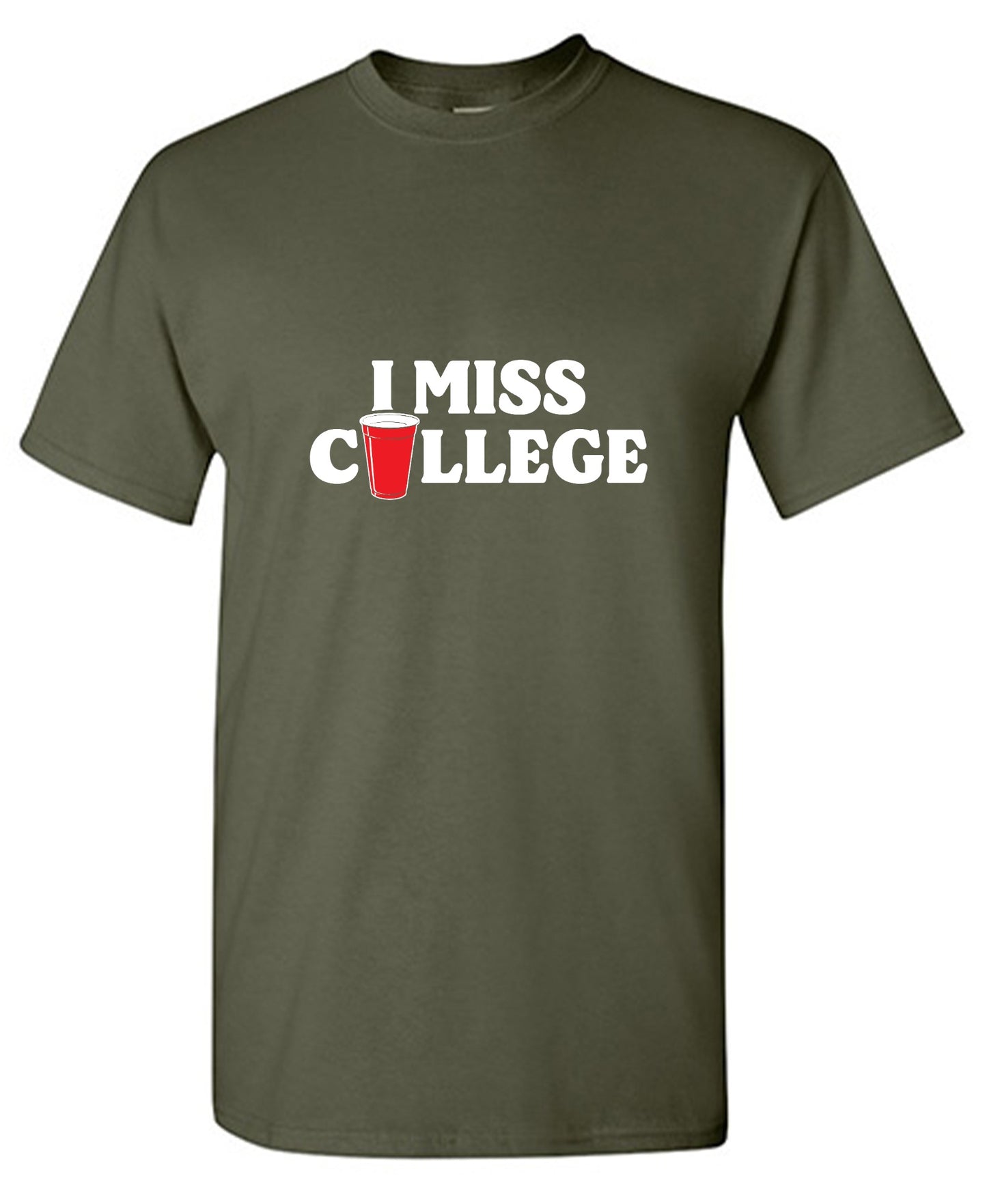 Funny T-Shirts design "I Miss College T-Shirt"
