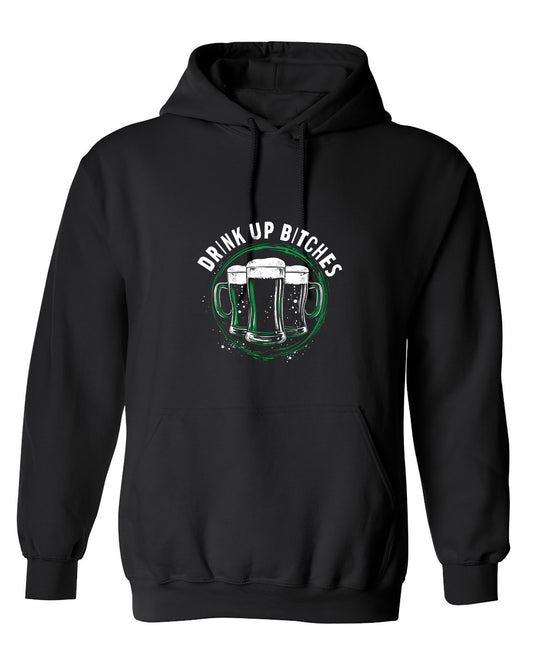 Funny T-Shirts design "Drink Up Bitches T-Shirt - Hoodie"