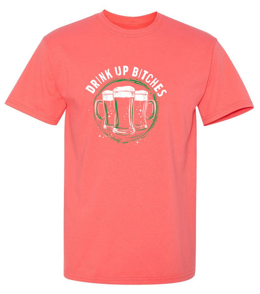 Funny T-Shirts design "Drink Up Bitches T-Shirt"