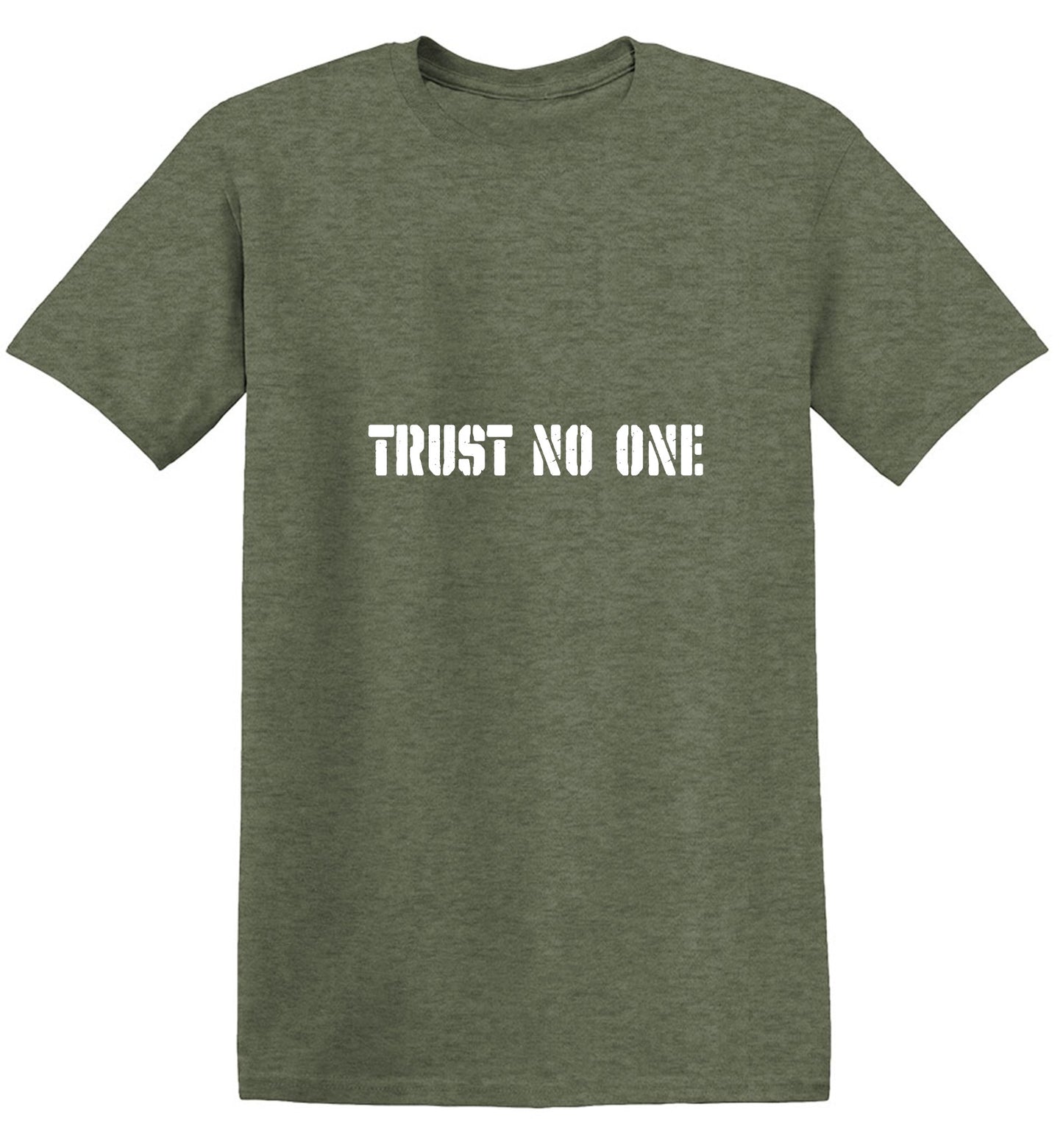 Funny T-Shirts design "Trust No One T-Shirt"