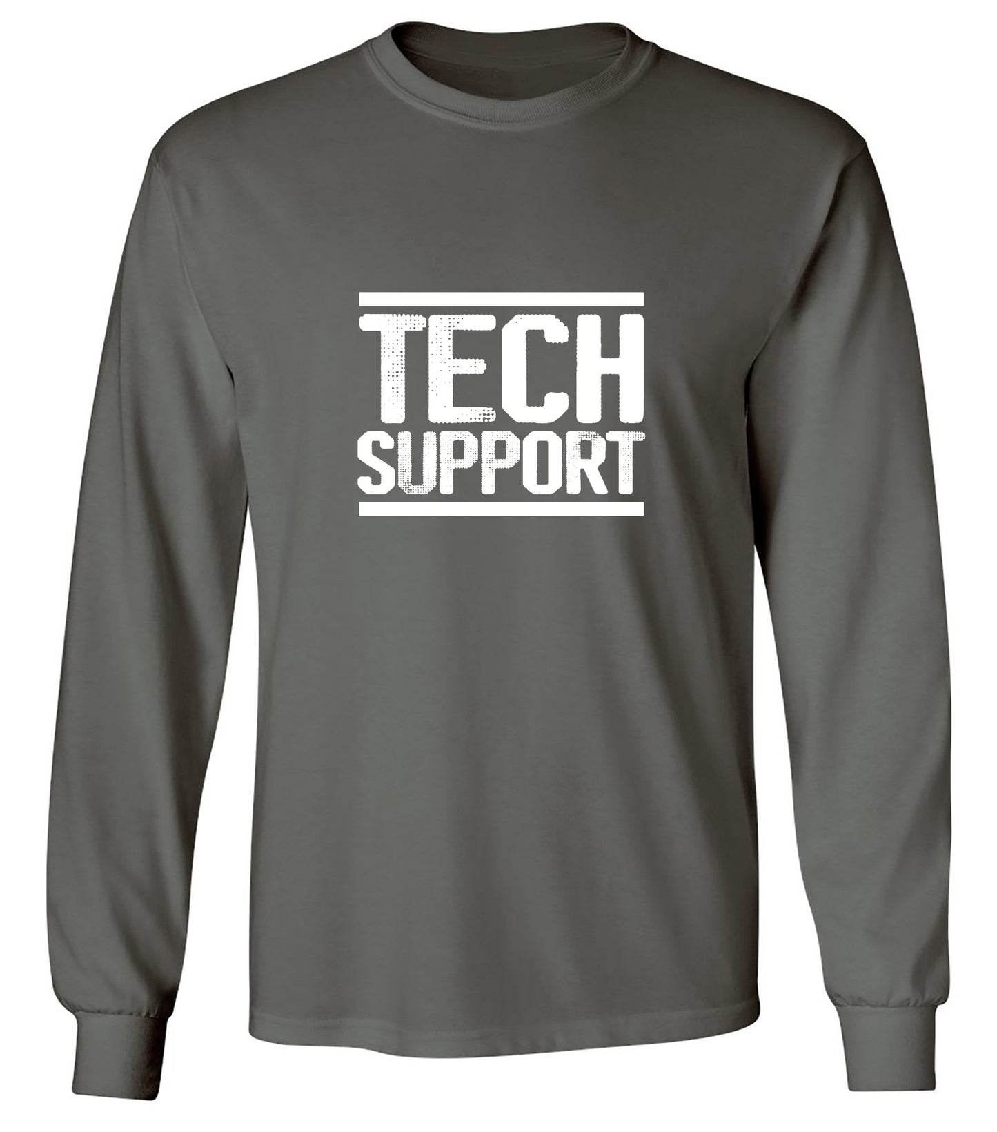 Funny T-Shirts design "Tech Support Graphic T-Shirts - Long Sleeve"
