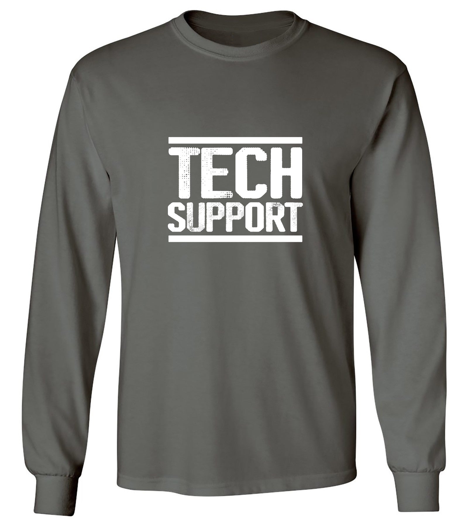 Funny T-Shirts design "Tech Support Graphic T-Shirts - Long Sleeve"
