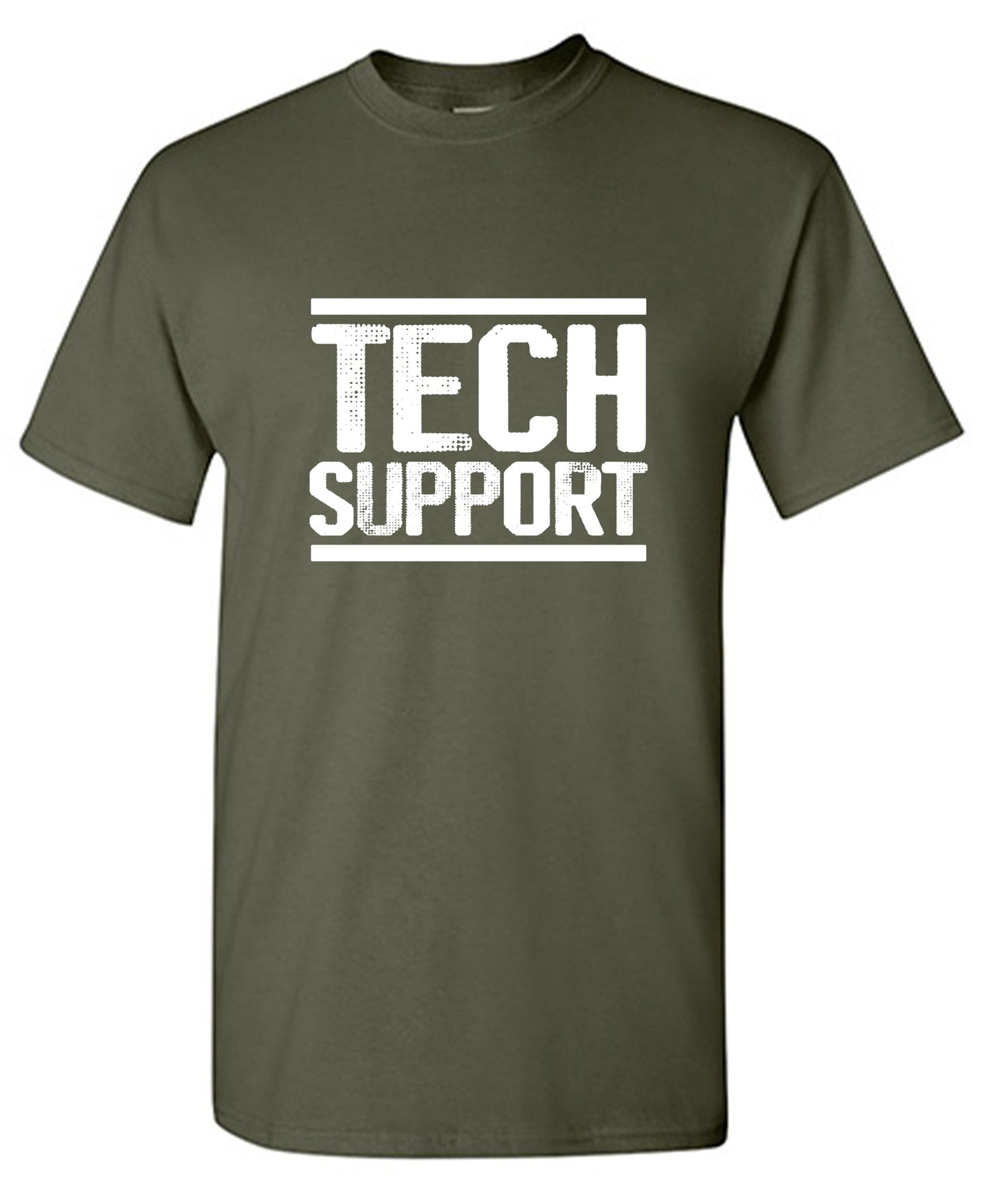 Funny T-Shirts design "Tech Support Graphic T-Shirts - Ring Spun Tee"
