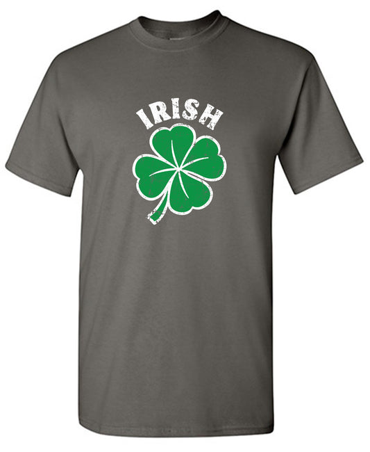 Funny T-Shirts design "Irish T Shirt Clover Design T-Shirt"