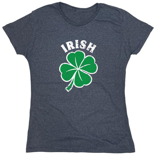 Funny T-Shirts design "Irish T Shirt Clover Design T-Shirt - Womens"
